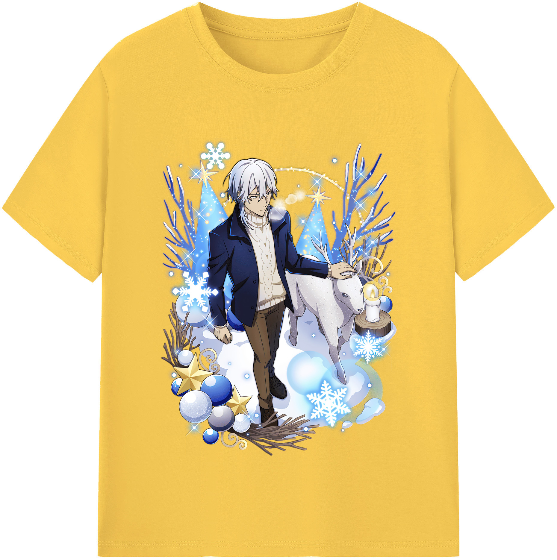 （画像用） 文豪ストレイドッグス Bungo Stray Dogs 綿100％半袖Tシャツ（フロントプリント）