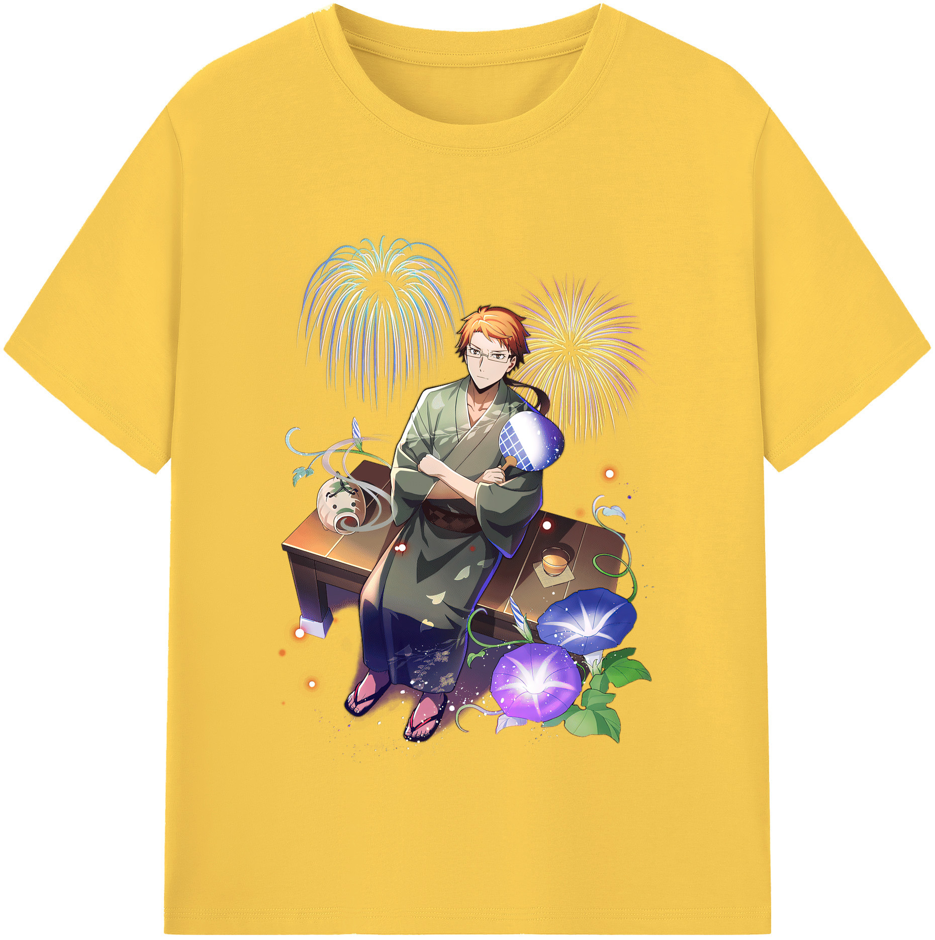 （画像用） 文豪ストレイドッグス Bungo Stray Dogs 綿100％半袖Tシャツ（フロントプリント）