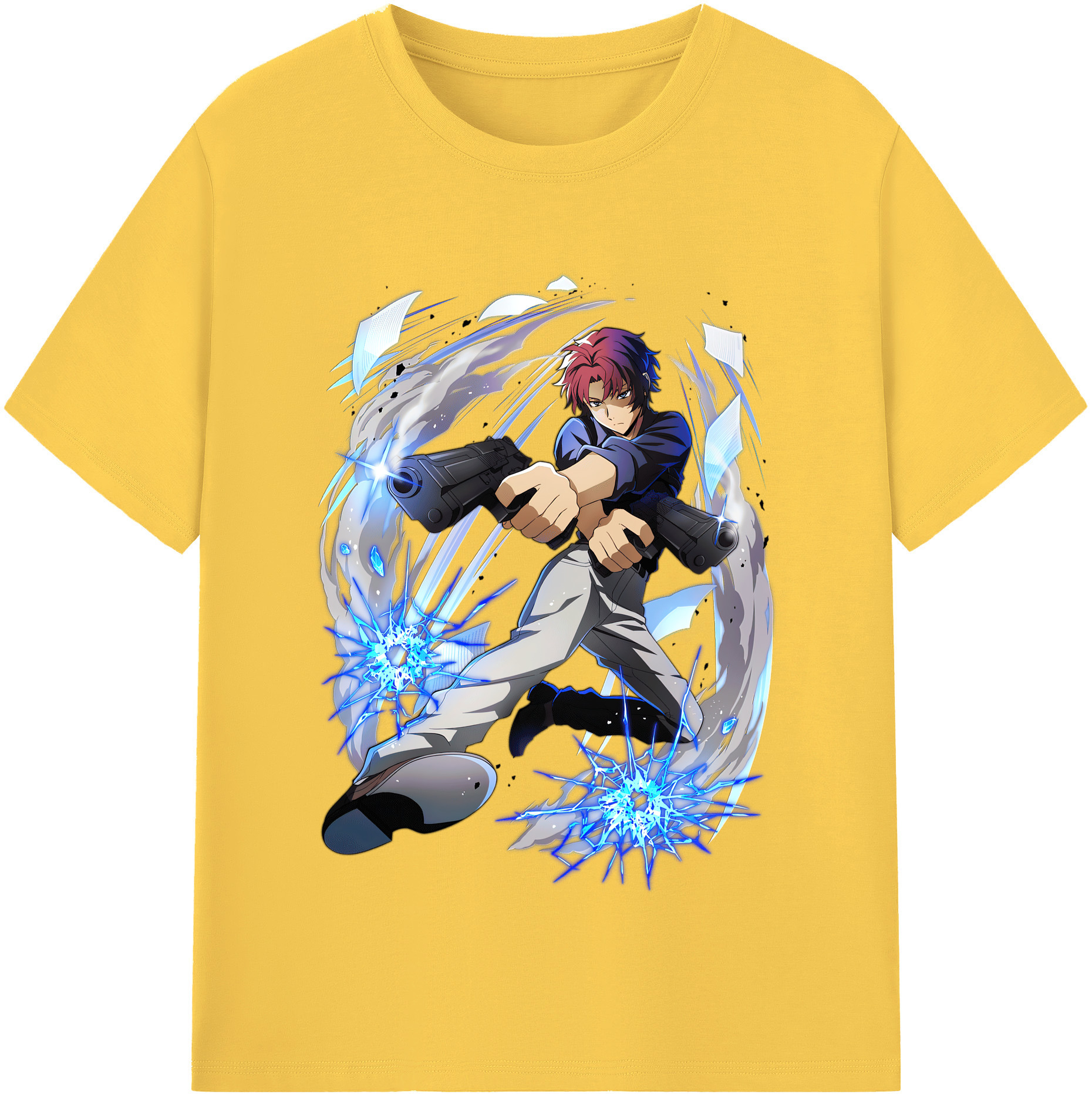 （画像用） 文豪ストレイドッグス Bungo Stray Dogs 綿100％半袖Tシャツ（フロントプリント）