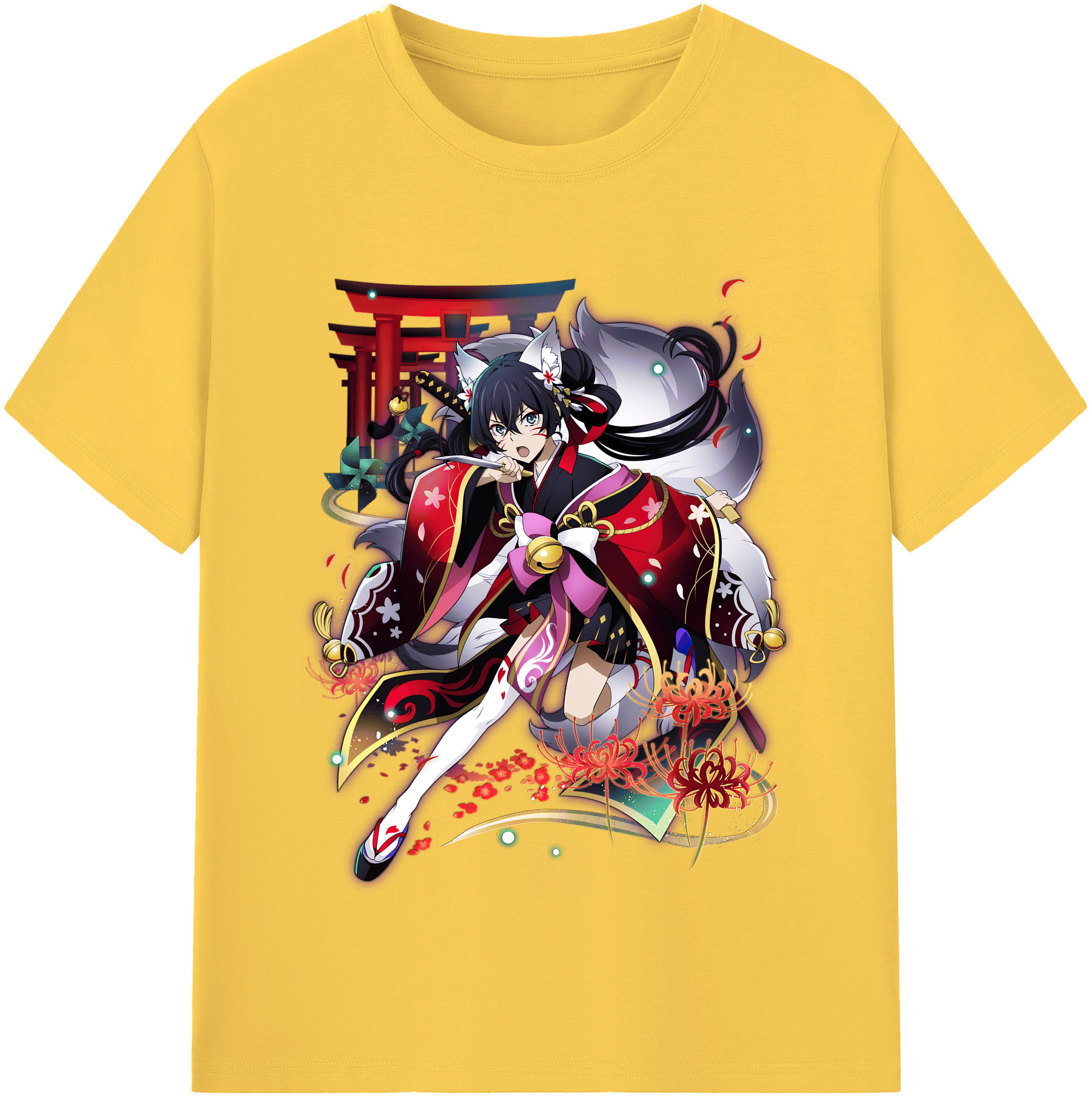 （画像用） 文豪ストレイドッグス Bungo Stray Dogs 綿100％半袖Tシャツ（フロントプリント）