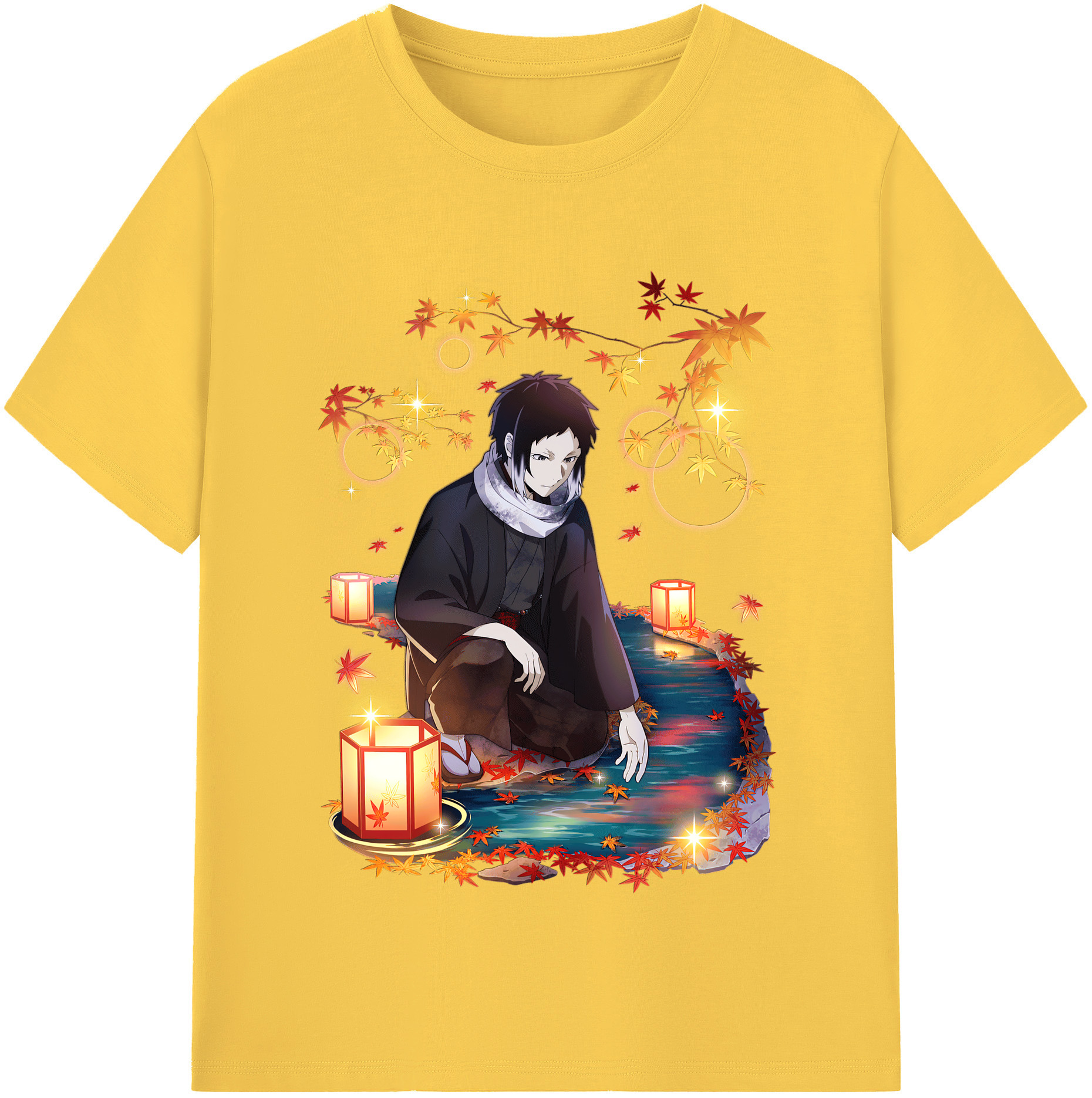 （画像用） 文豪ストレイドッグス Bungo Stray Dogs 綿100％半袖Tシャツ（フロントプリント）