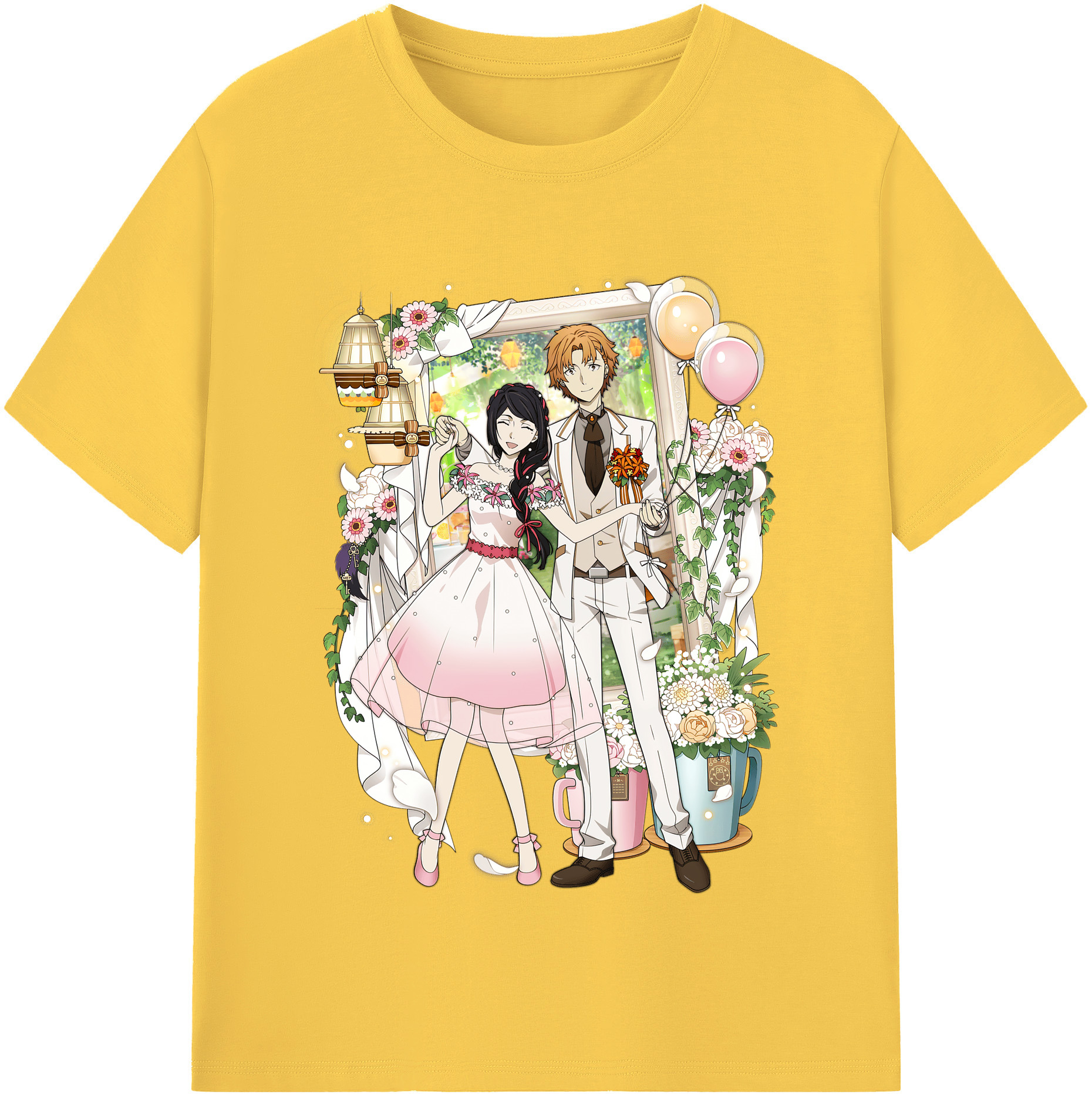 （画像用） 文豪ストレイドッグス Bungo Stray Dogs 綿100％半袖Tシャツ（フロントプリント）
