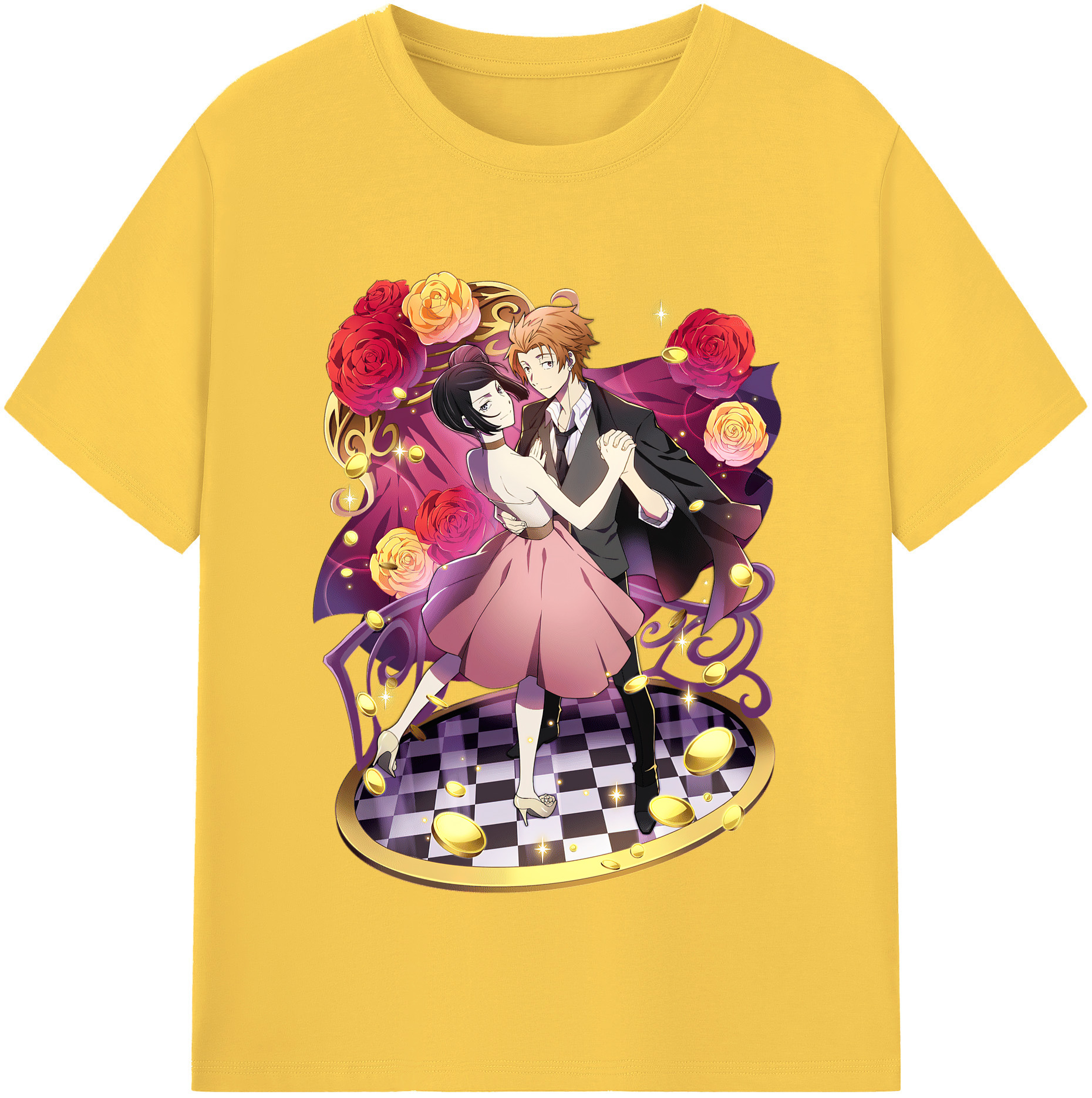 （画像用） 文豪ストレイドッグス Bungo Stray Dogs 綿100％半袖Tシャツ（フロントプリント）