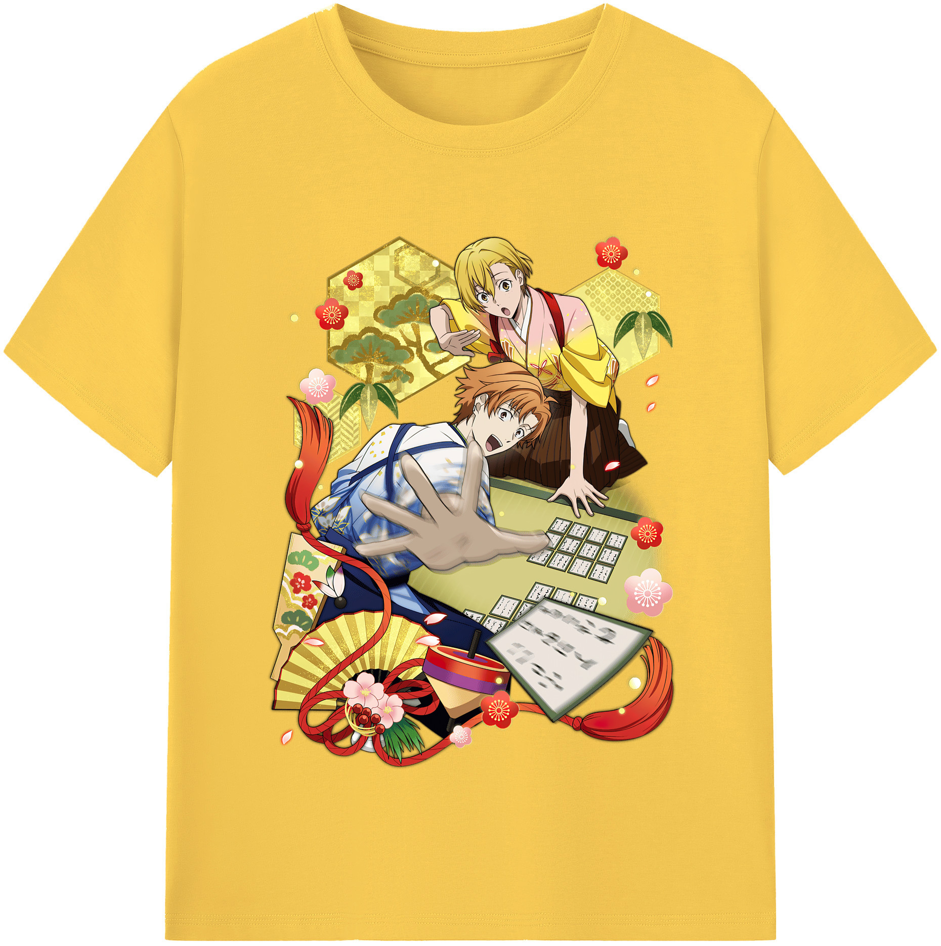 （画像用） 文豪ストレイドッグス Bungo Stray Dogs 綿100％半袖Tシャツ（フロントプリント）