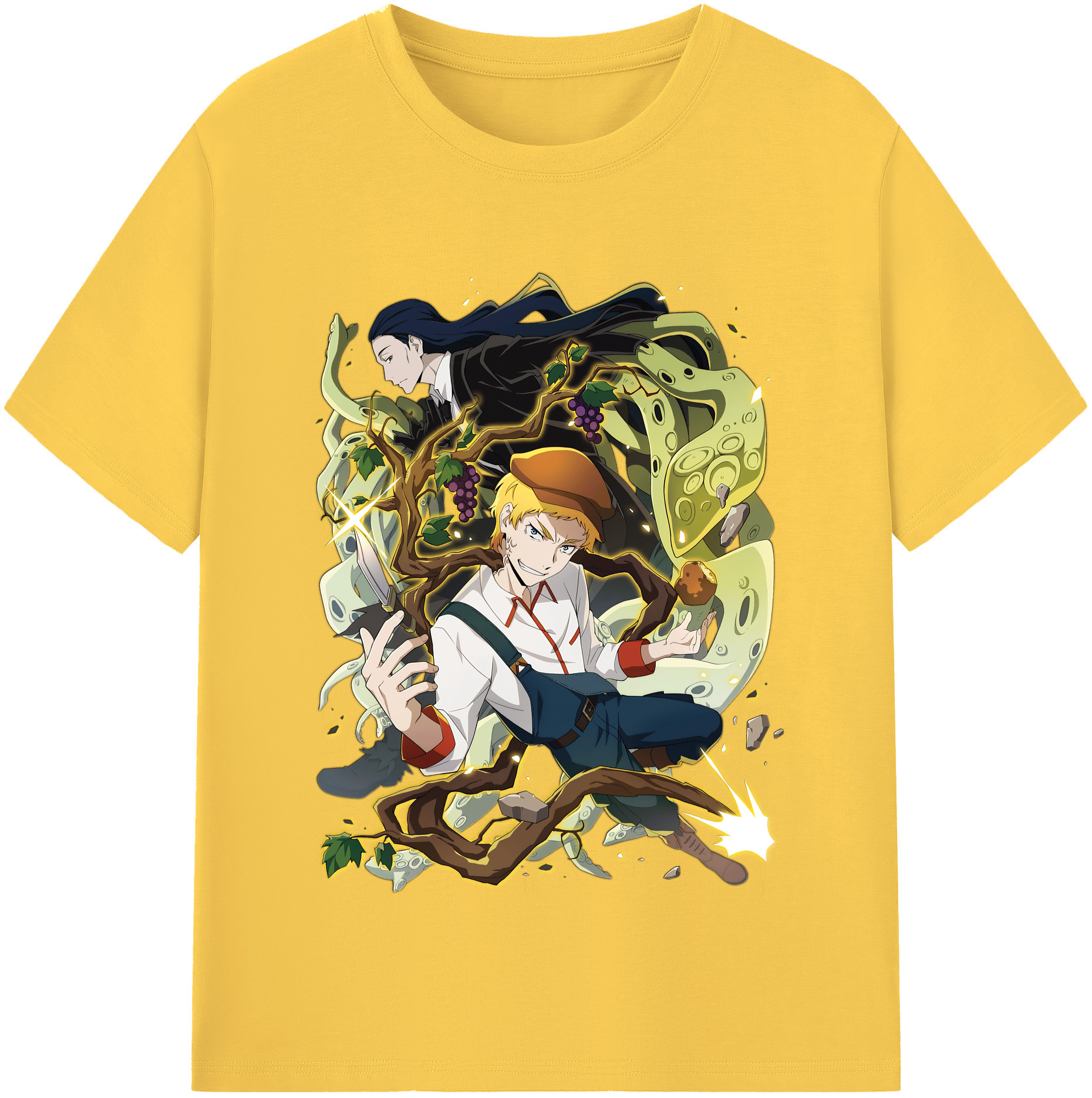（画像用） 文豪ストレイドッグス Bungo Stray Dogs 綿100％半袖Tシャツ（フロントプリント）
