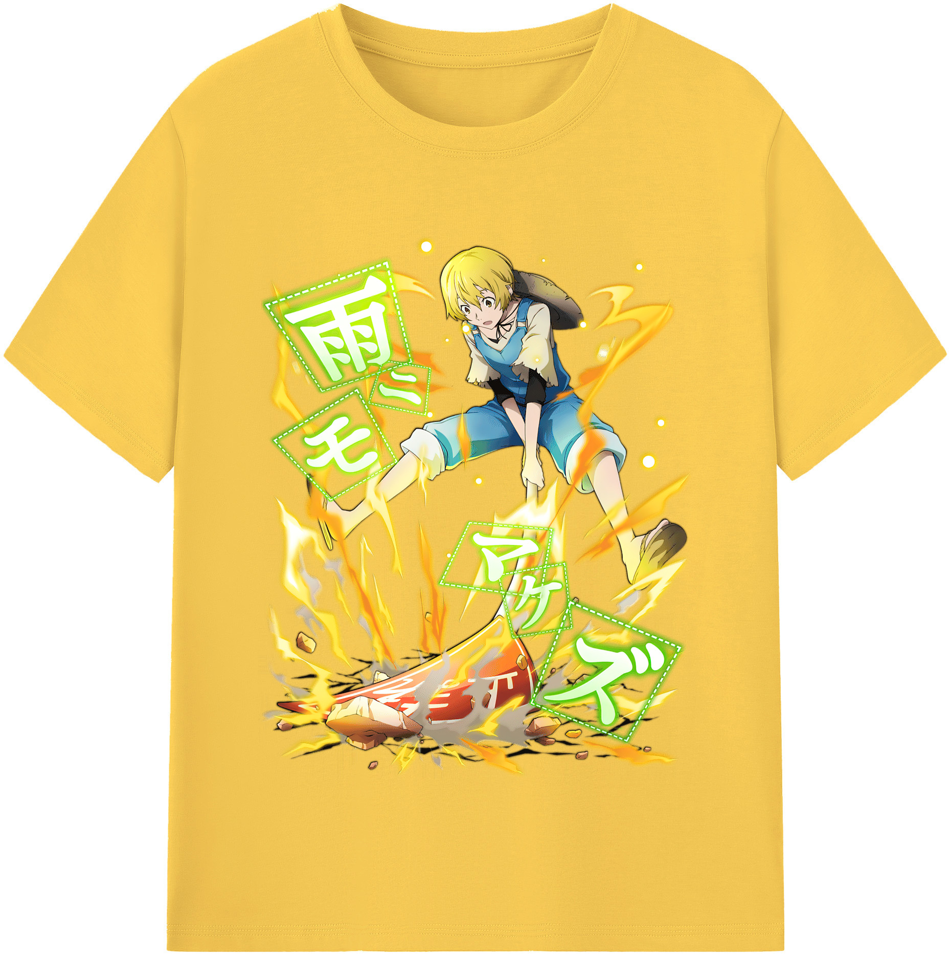 （画像用） 文豪ストレイドッグス Bungo Stray Dogs 綿100％半袖Tシャツ（フロントプリント）