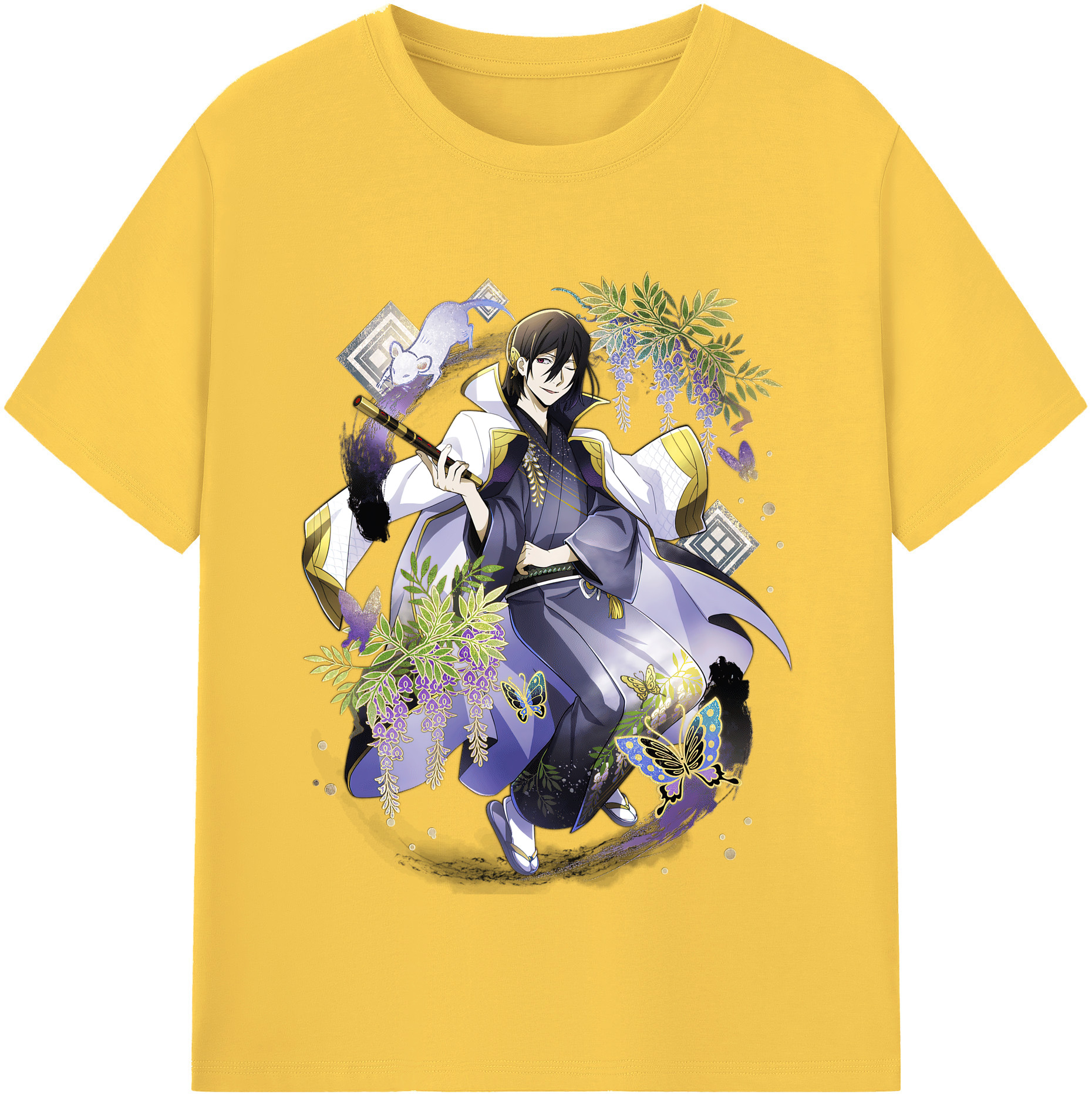 （画像用） 文豪ストレイドッグス Bungo Stray Dogs 綿100％半袖Tシャツ（フロントプリント）