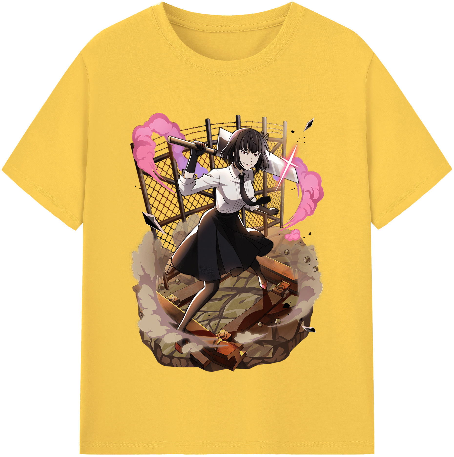 （画像用） 文豪ストレイドッグス Bungo Stray Dogs 綿100％半袖Tシャツ（フロントプリント）