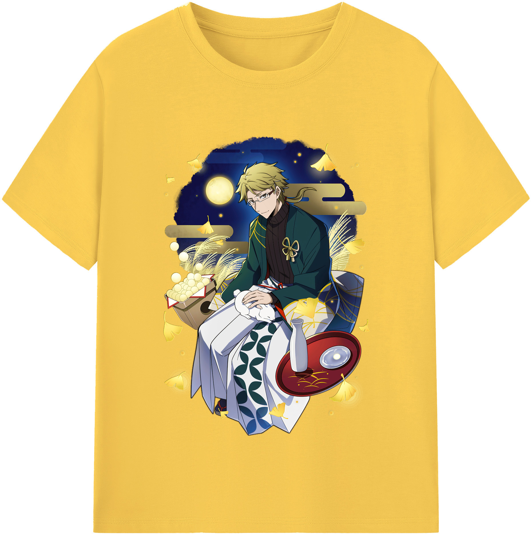 （画像用） 文豪ストレイドッグス Bungo Stray Dogs 綿100％半袖Tシャツ（フロントプリント）