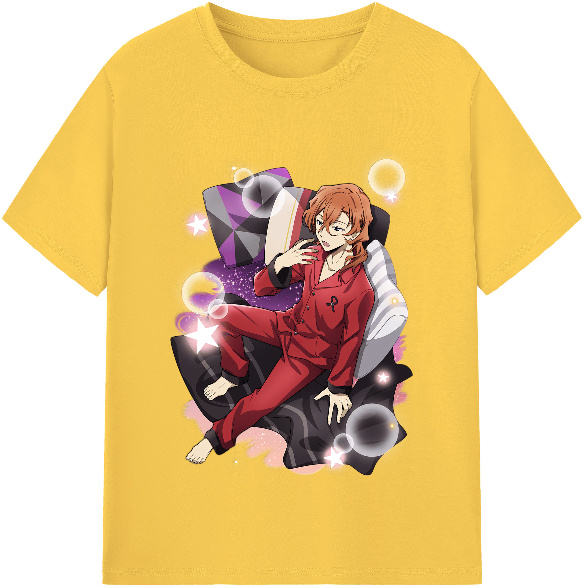 （画像用） 文豪ストレイドッグス Bungo Stray Dogs 綿100％半袖Tシャツ（フロントプリント）