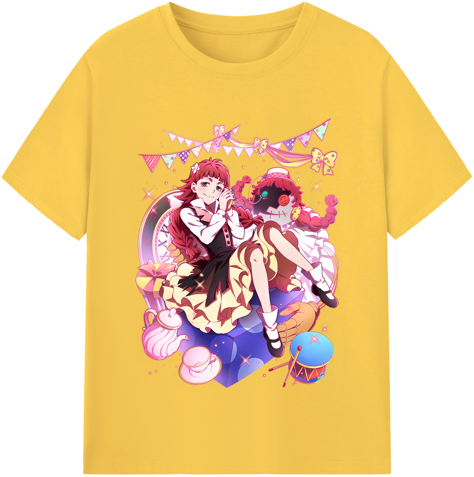 （画像用） 文豪ストレイドッグス Bungo Stray Dogs 綿100％半袖Tシャツ（フロントプリント）