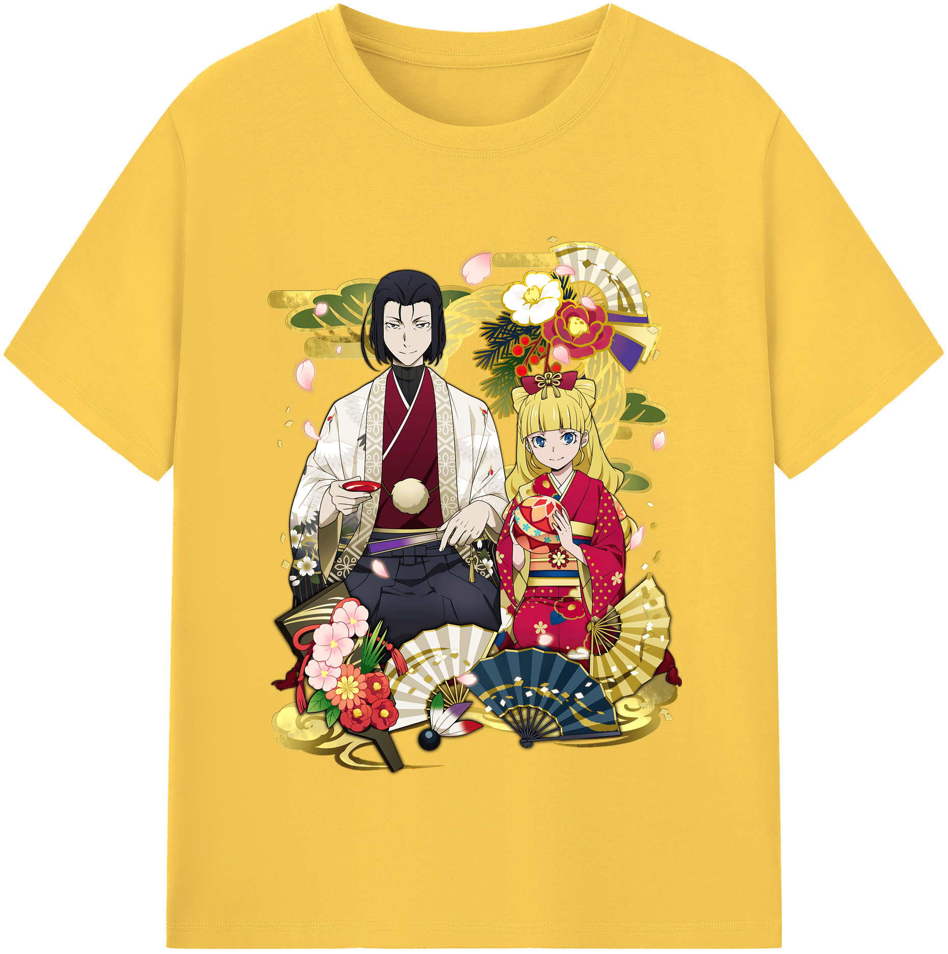 （画像用） 文豪ストレイドッグス Bungo Stray Dogs 綿100％半袖Tシャツ（フロントプリント）