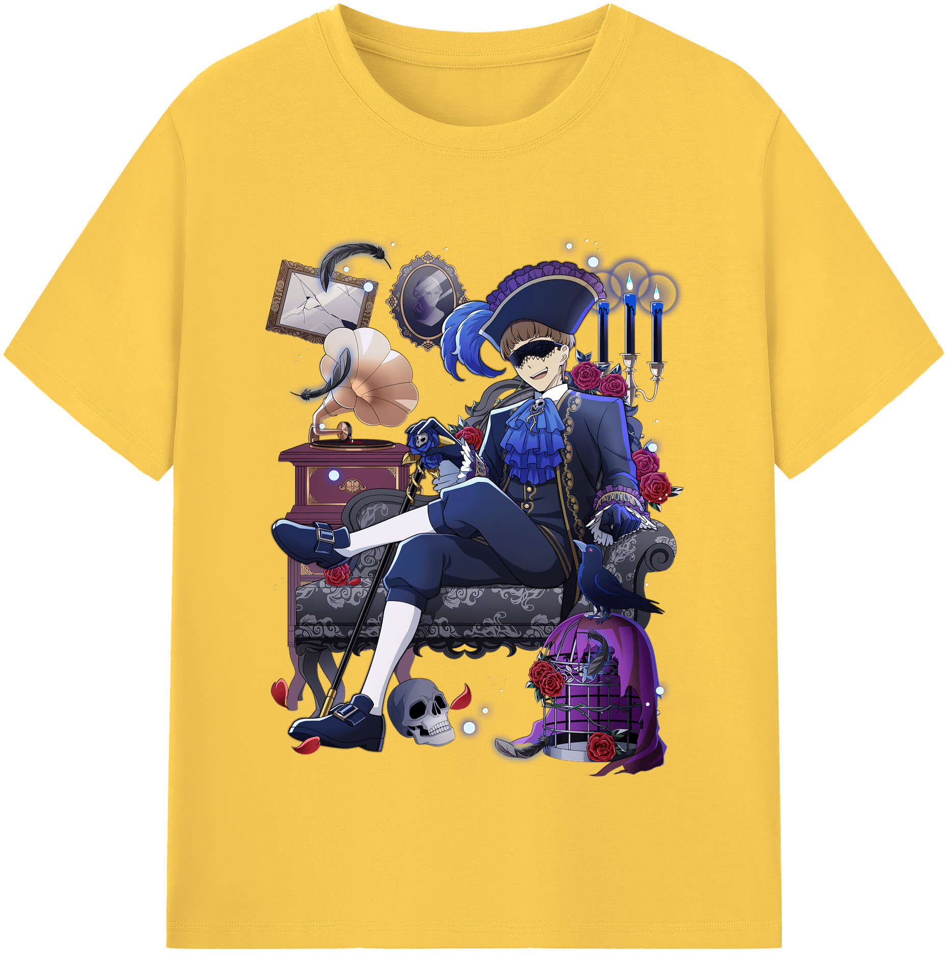（画像用） 文豪ストレイドッグス Bungo Stray Dogs 綿100％半袖Tシャツ（フロントプリント）