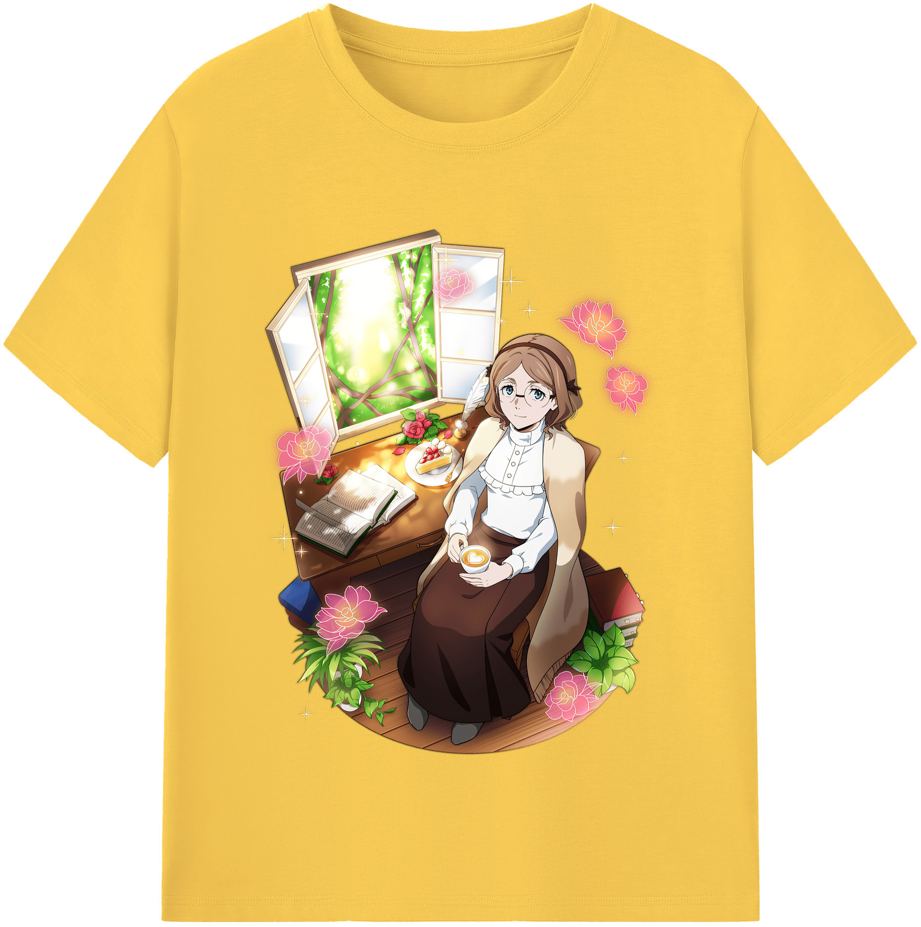 （画像用） 文豪ストレイドッグス Bungo Stray Dogs 綿100％半袖Tシャツ（フロントプリント）