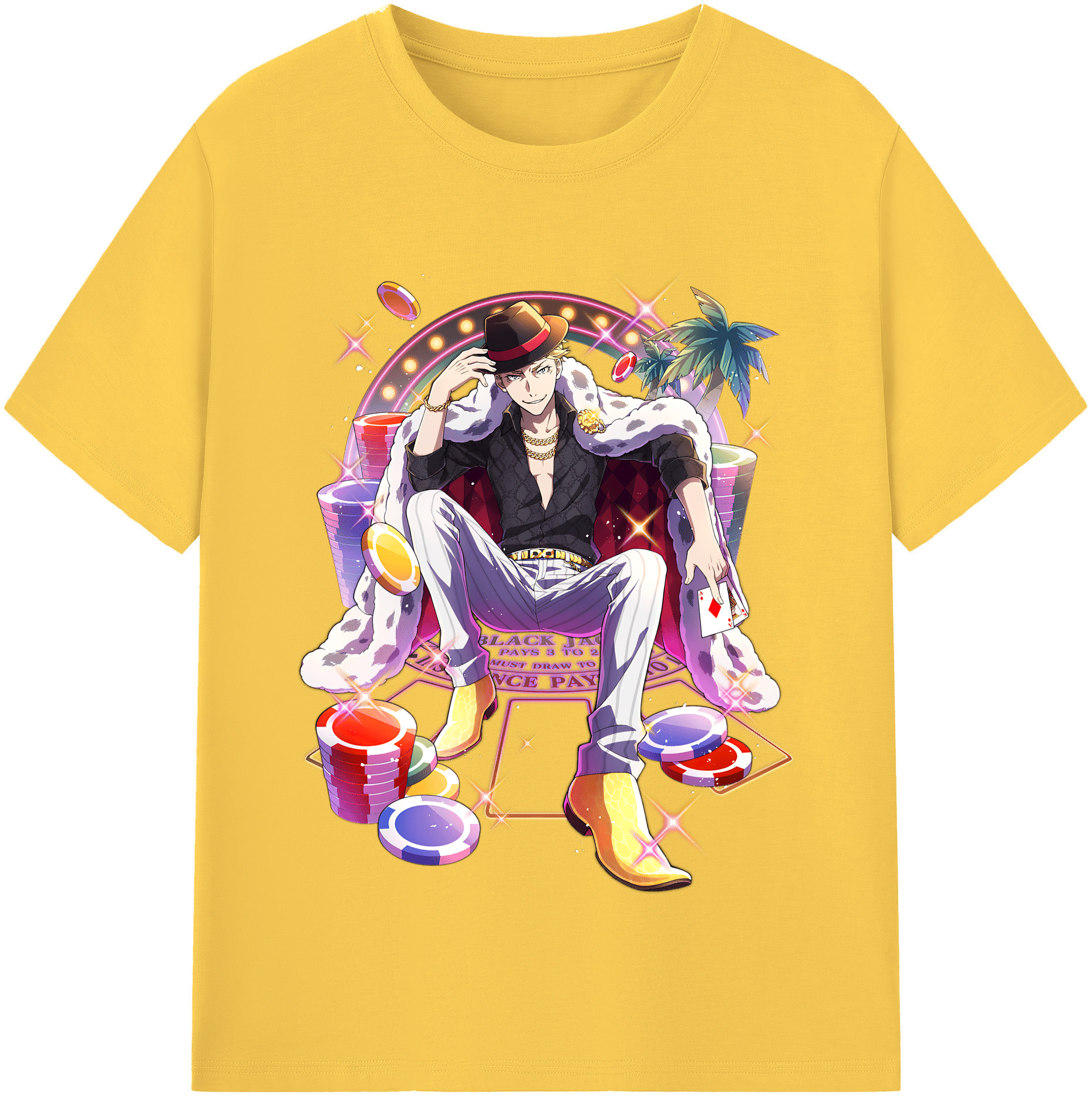 （画像用） 文豪ストレイドッグス Bungo Stray Dogs 綿100％半袖Tシャツ（フロントプリント）