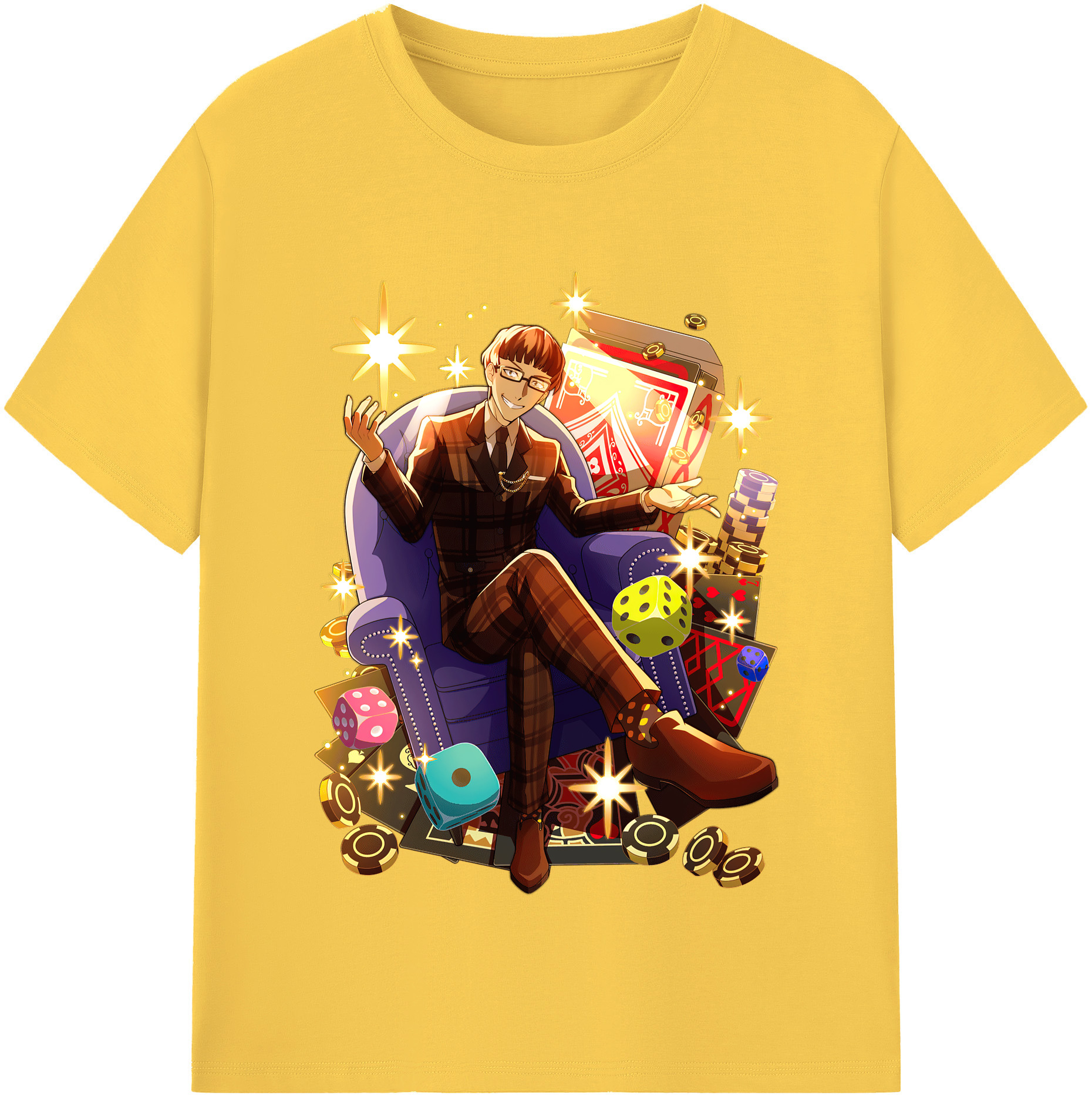 （画像用） 文豪ストレイドッグス Bungo Stray Dogs 綿100％半袖Tシャツ（フロントプリント）