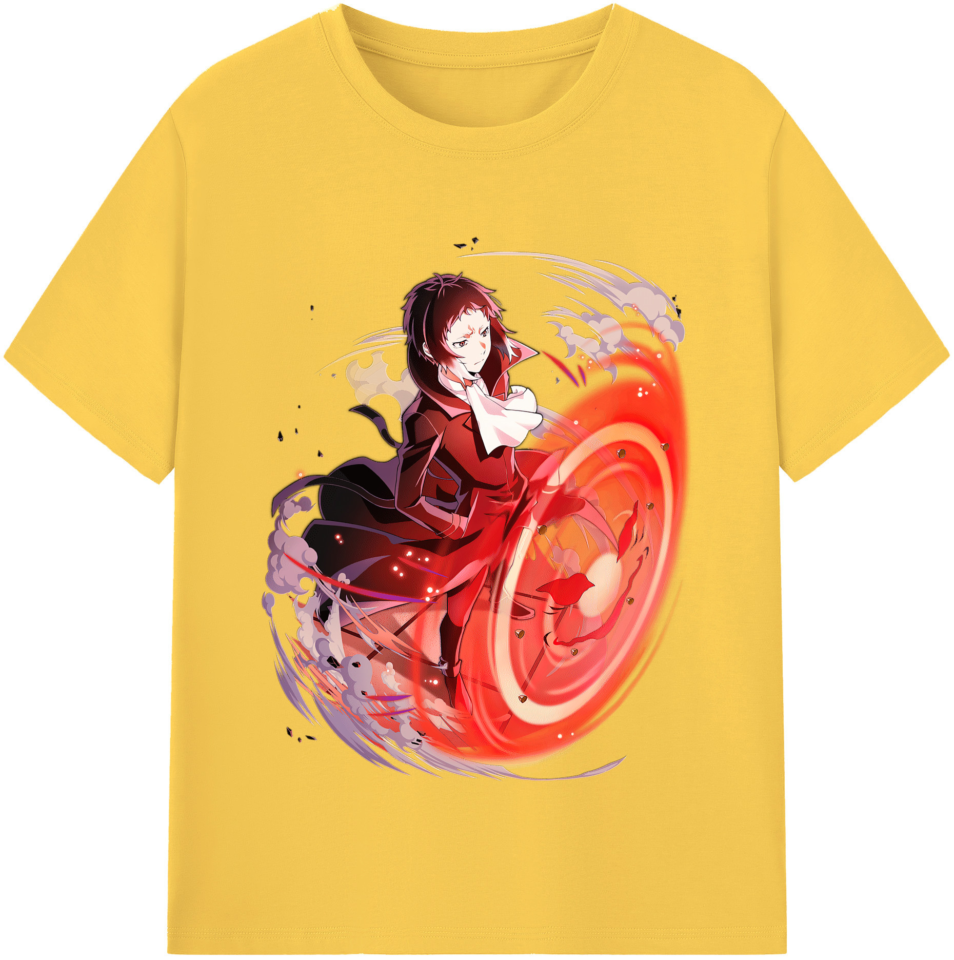 （画像用） 文豪ストレイドッグス Bungo Stray Dogs 綿100％半袖Tシャツ（フロントプリント）