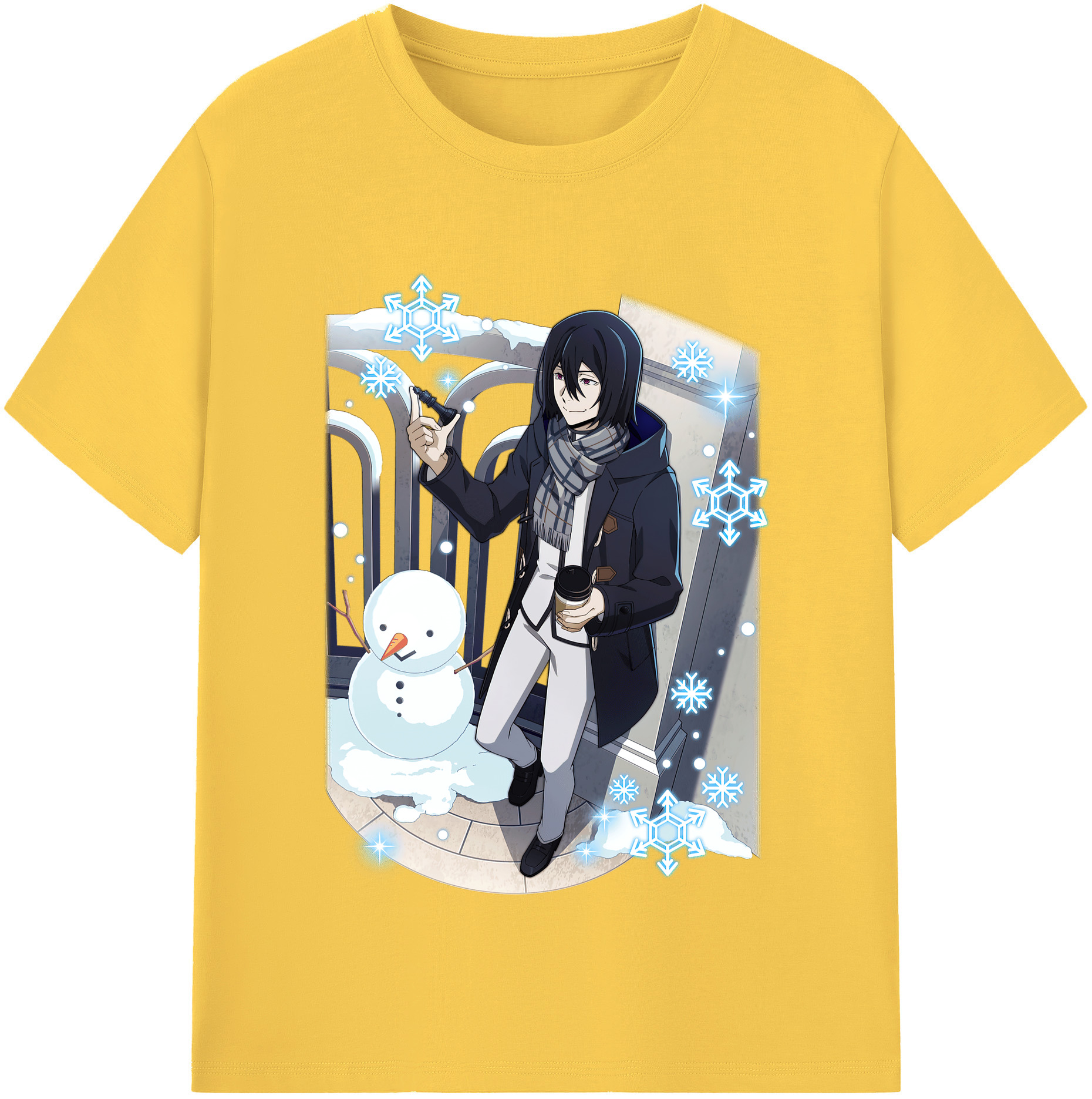 （画像用） 文豪ストレイドッグス Bungo Stray Dogs 綿100％半袖Tシャツ（フロントプリント）