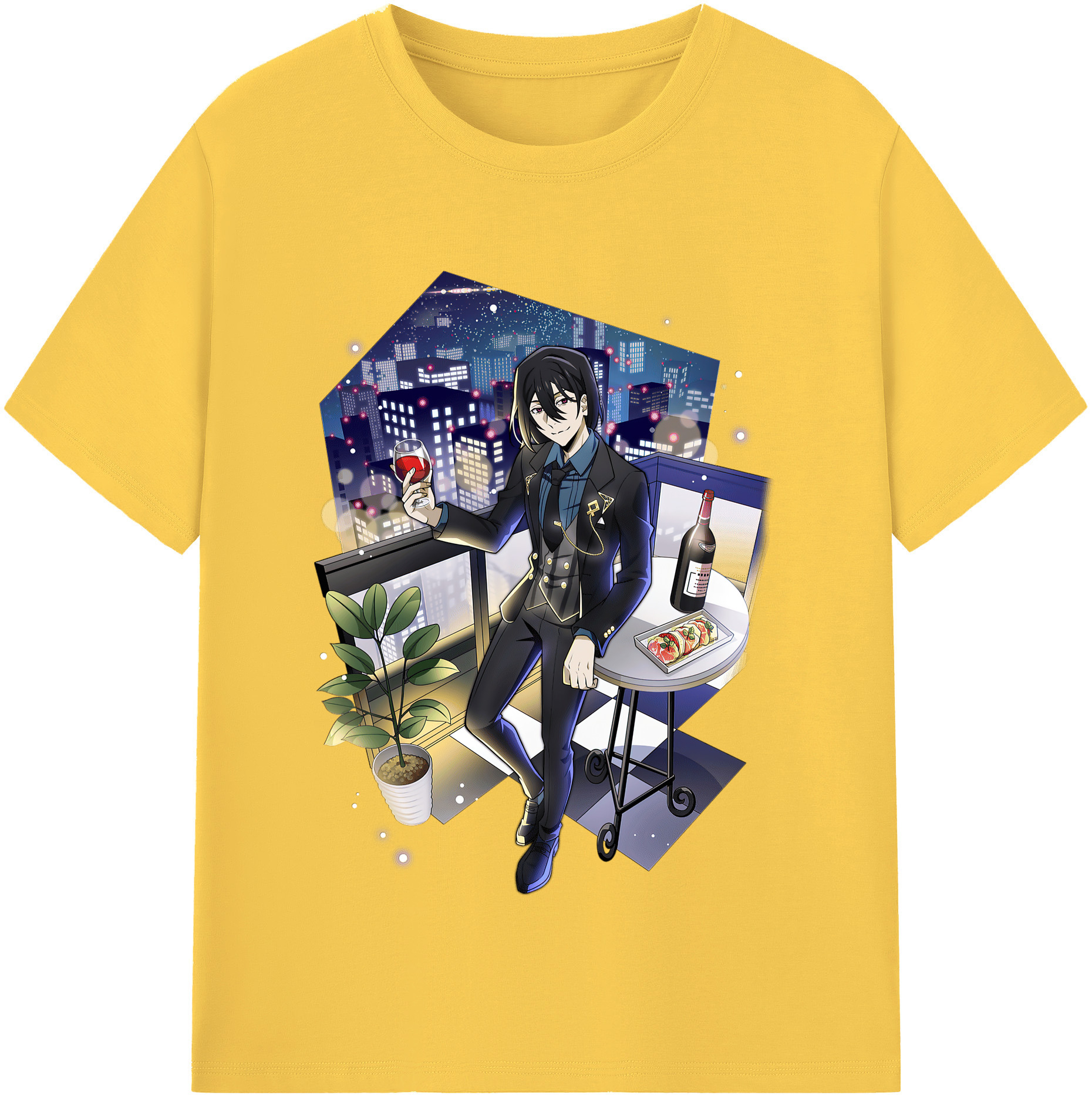 （画像用） 文豪ストレイドッグス Bungo Stray Dogs 綿100％半袖Tシャツ（フロントプリント）