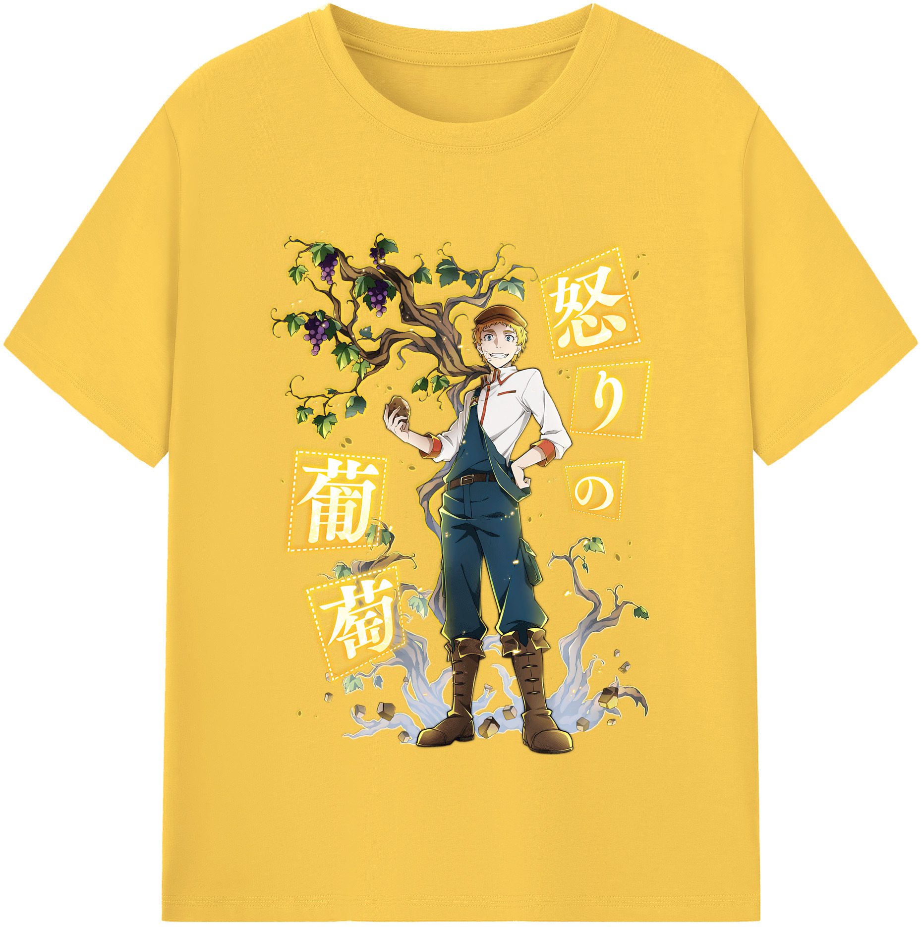 （画像用） 文豪ストレイドッグス Bungo Stray Dogs 綿100％半袖Tシャツ（フロントプリント）