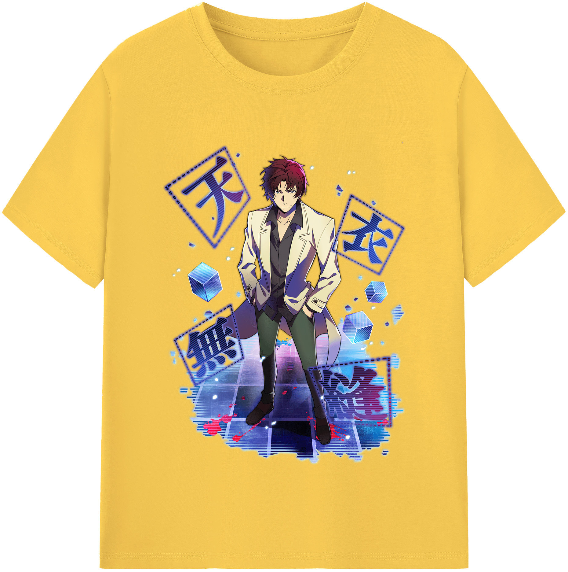 （画像用） 文豪ストレイドッグス Bungo Stray Dogs 綿100％半袖Tシャツ（フロントプリント）