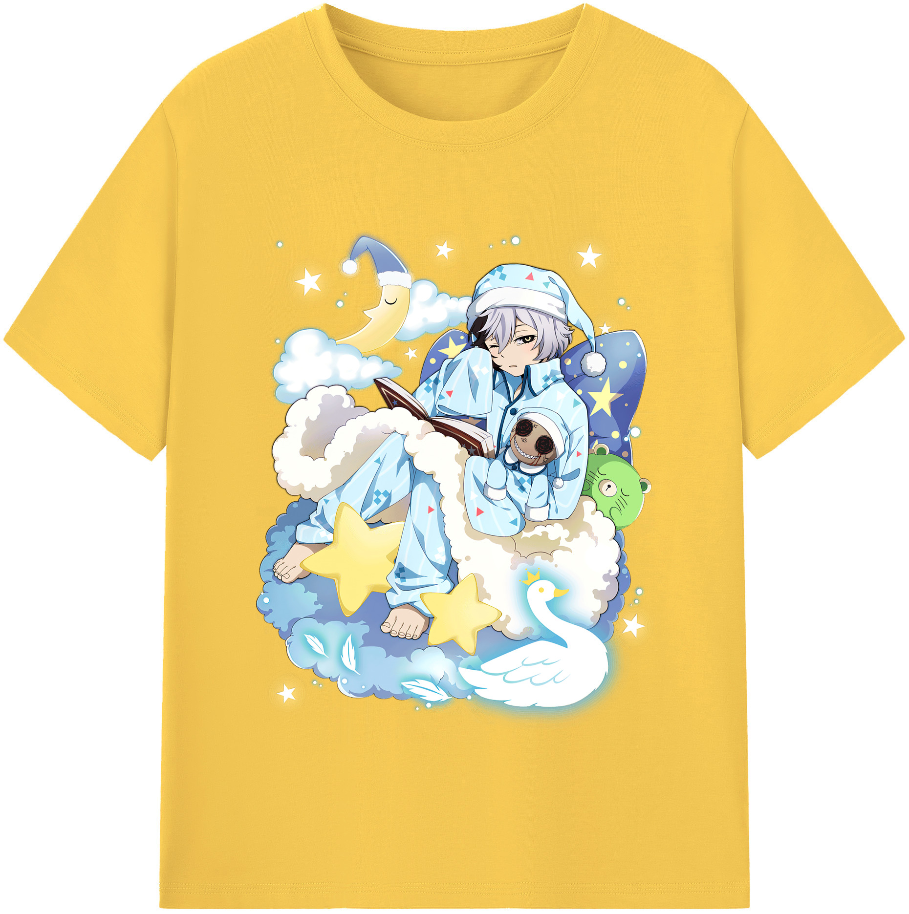 （画像用） 文豪ストレイドッグス Bungo Stray Dogs 綿100％半袖Tシャツ（フロントプリント）