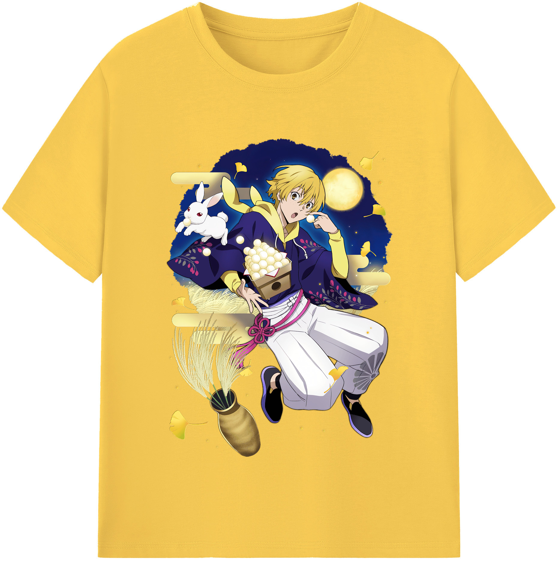 （画像用） 文豪ストレイドッグス Bungo Stray Dogs 綿100％半袖Tシャツ（フロントプリント）