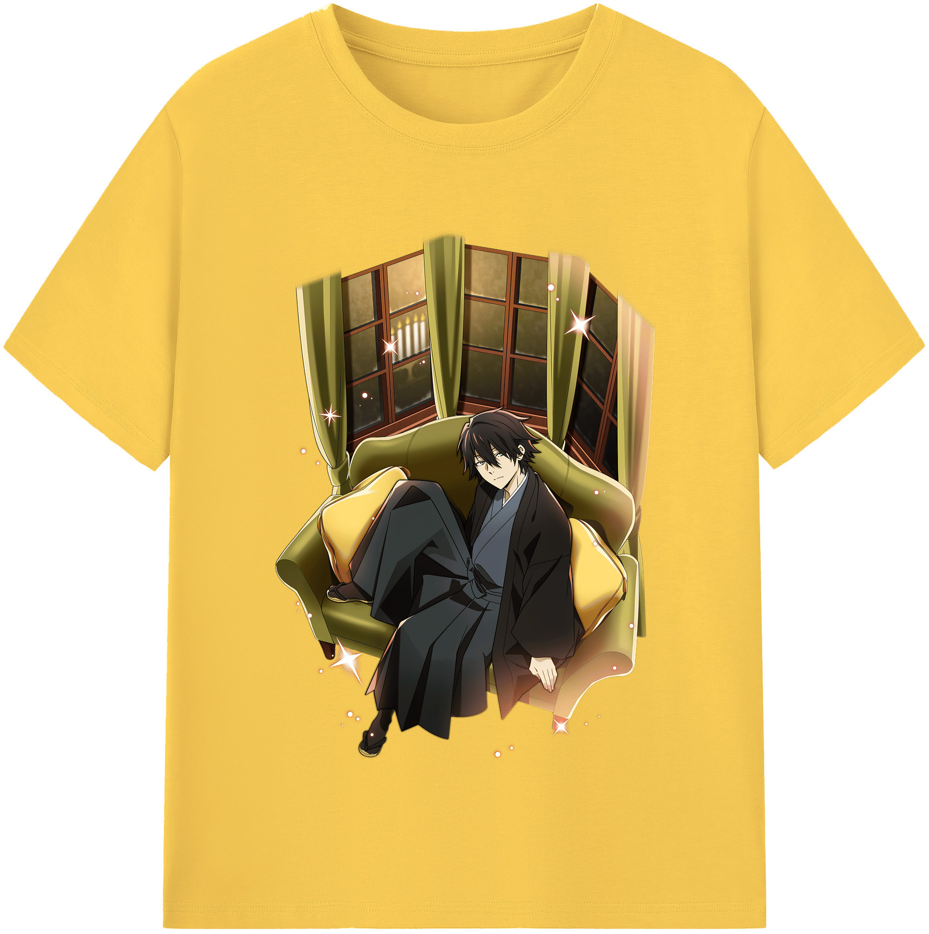 （画像用） 文豪ストレイドッグス Bungo Stray Dogs 綿100％半袖Tシャツ（フロントプリント）