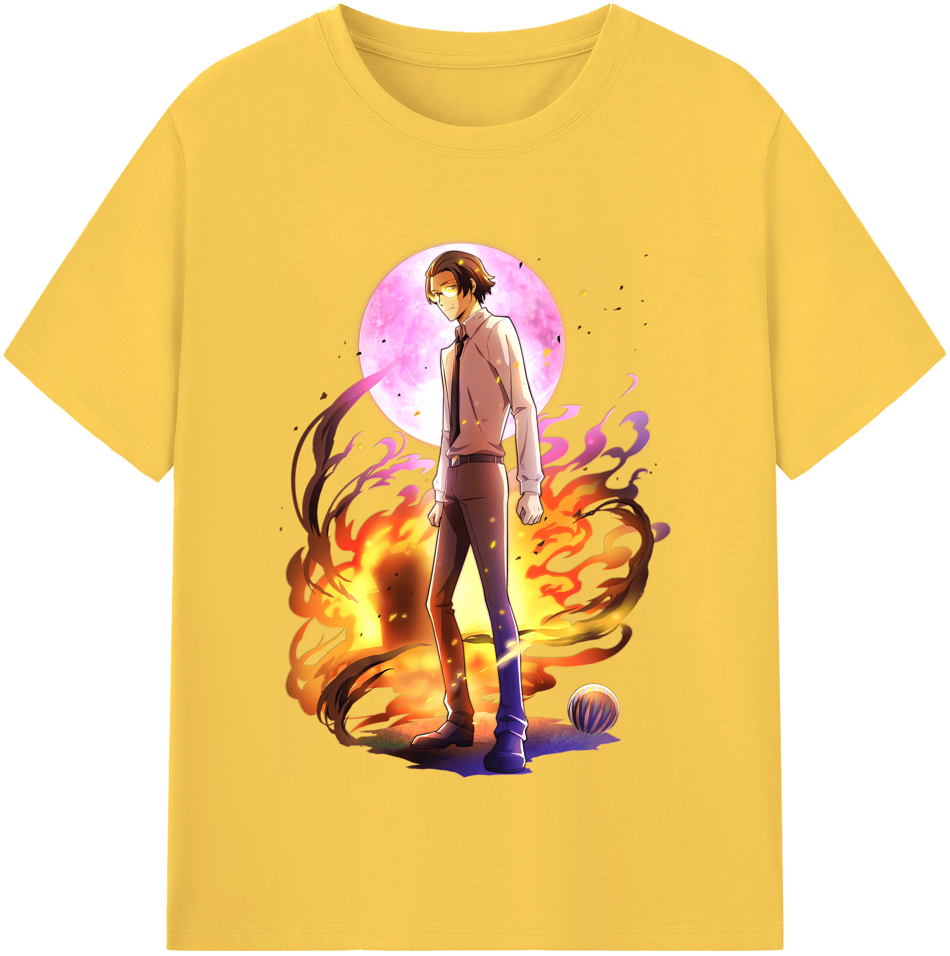 （画像用） 文豪ストレイドッグス Bungo Stray Dogs 綿100％半袖Tシャツ（フロントプリント）