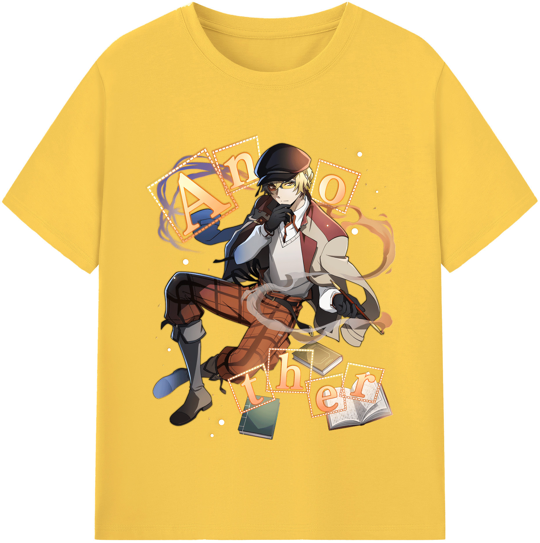 （画像用） 文豪ストレイドッグス Bungo Stray Dogs 綿100％半袖Tシャツ（フロントプリント）