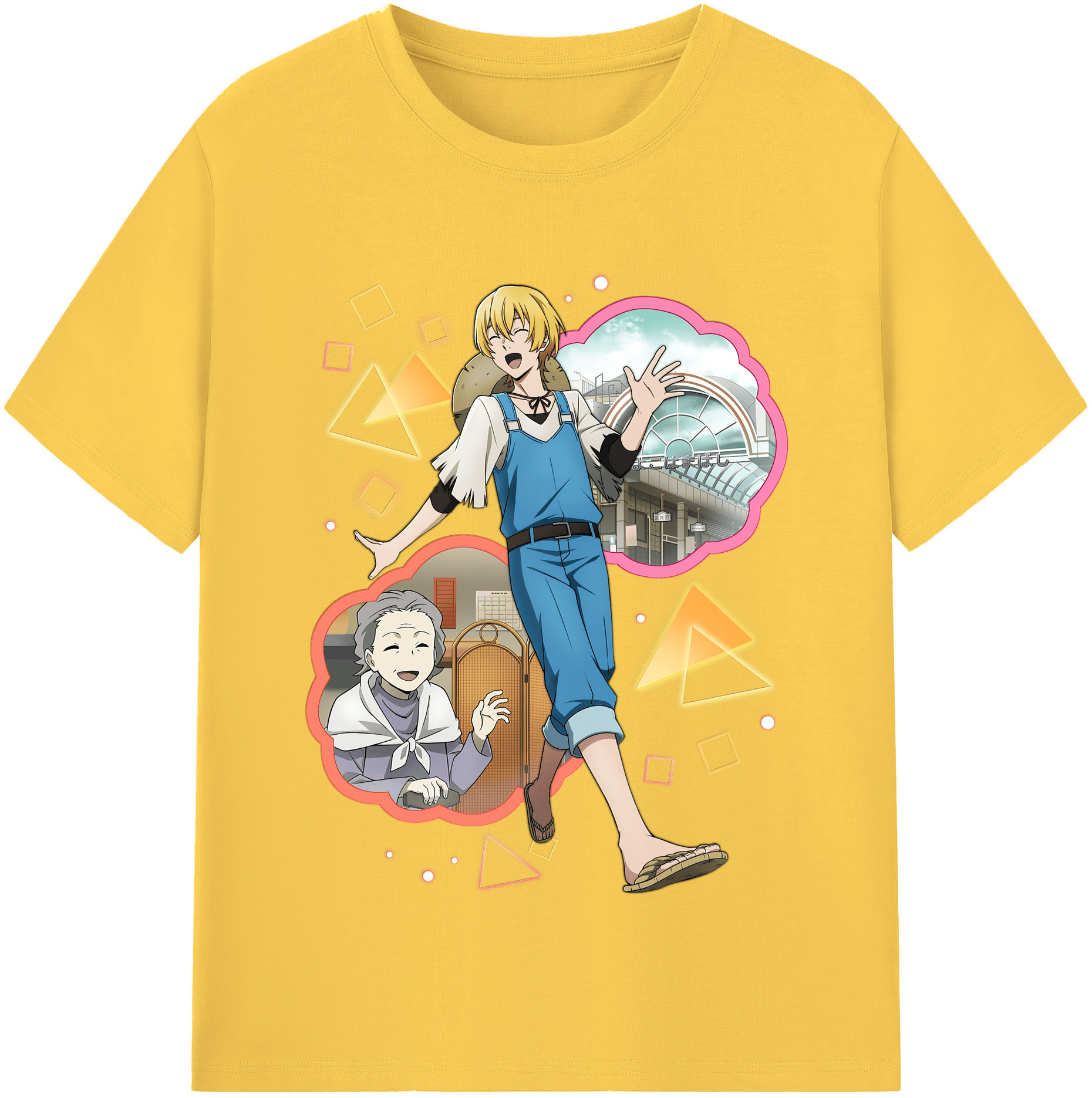 （画像用） 文豪ストレイドッグス Bungo Stray Dogs 綿100％半袖Tシャツ（フロントプリント）