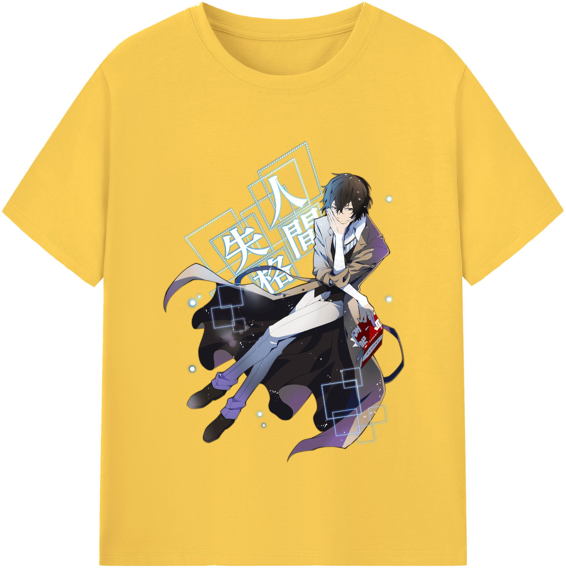 （画像用） 文豪ストレイドッグス Bungo Stray Dogs 綿100％半袖Tシャツ（フロントプリント）