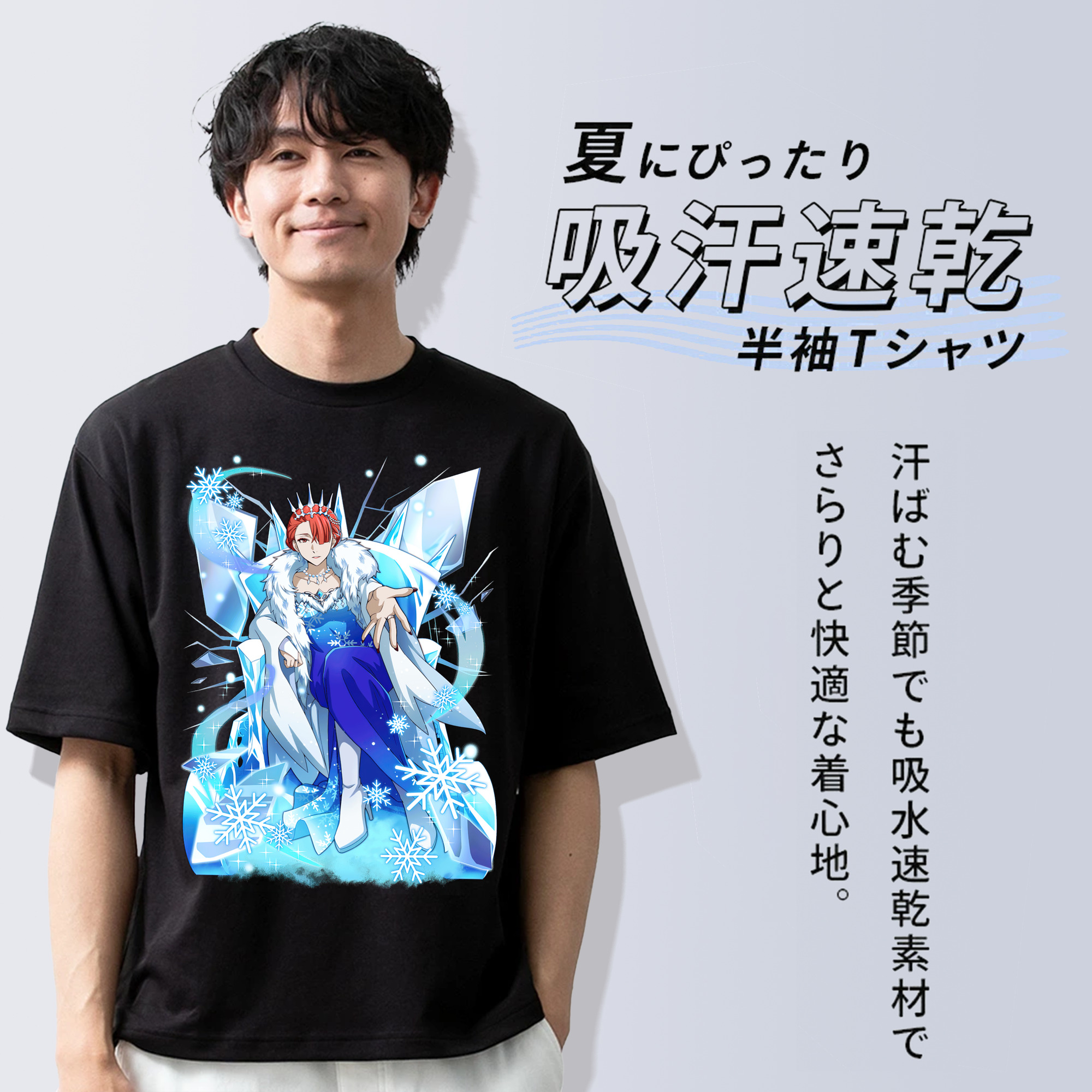 文豪ストレイドッグス Bungo Stray Dogs 綿100％半袖Tシャツ（フロントプリント）