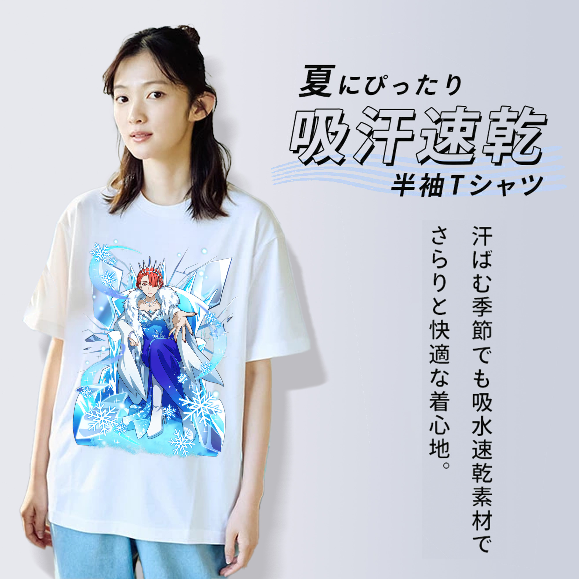 文豪ストレイドッグス Bungo Stray Dogs 綿100％半袖Tシャツ（フロントプリント）