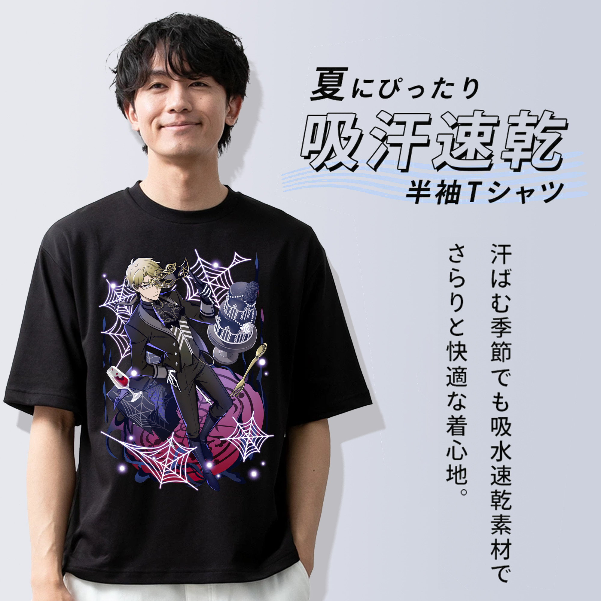 文豪ストレイドッグス Bungo Stray Dogs 綿100％半袖Tシャツ（フロントプリント）
