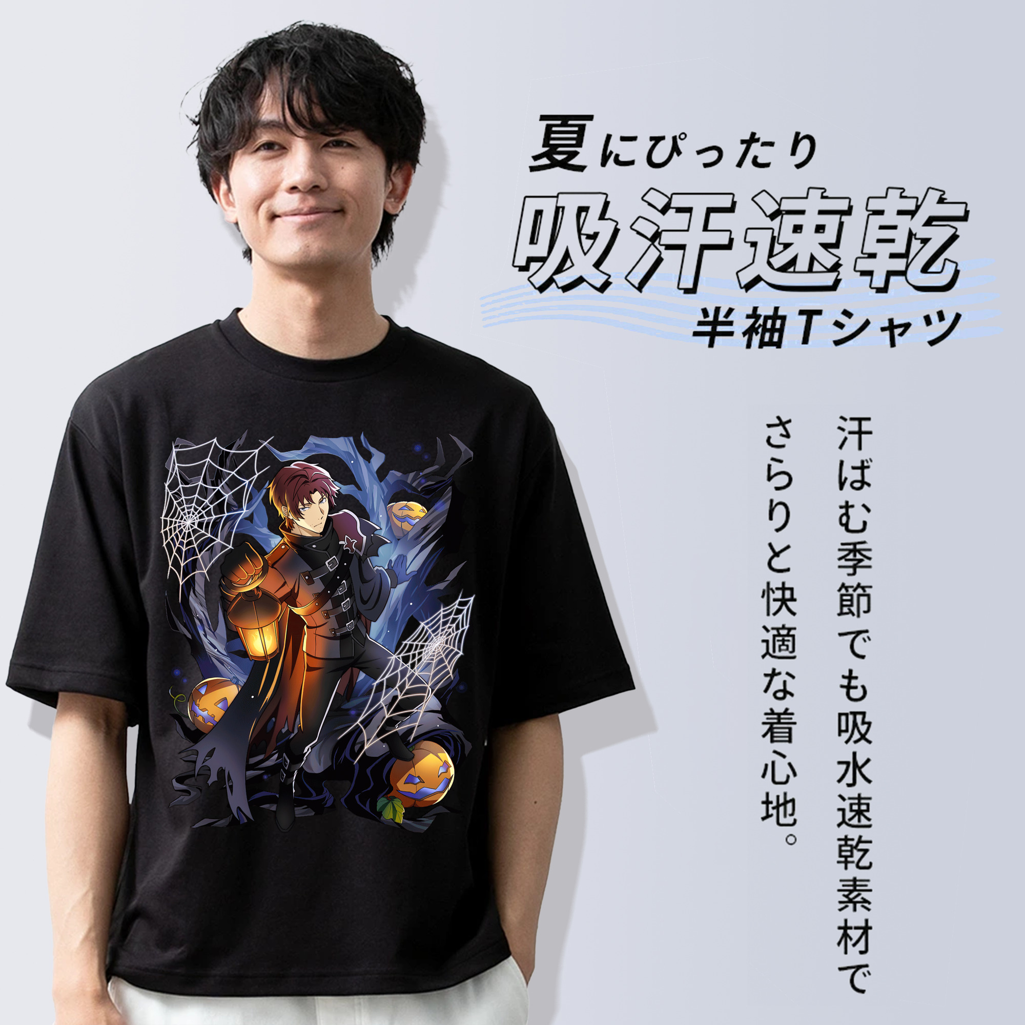 文豪ストレイドッグス Bungo Stray Dogs 綿100％半袖Tシャツ（フロントプリント）