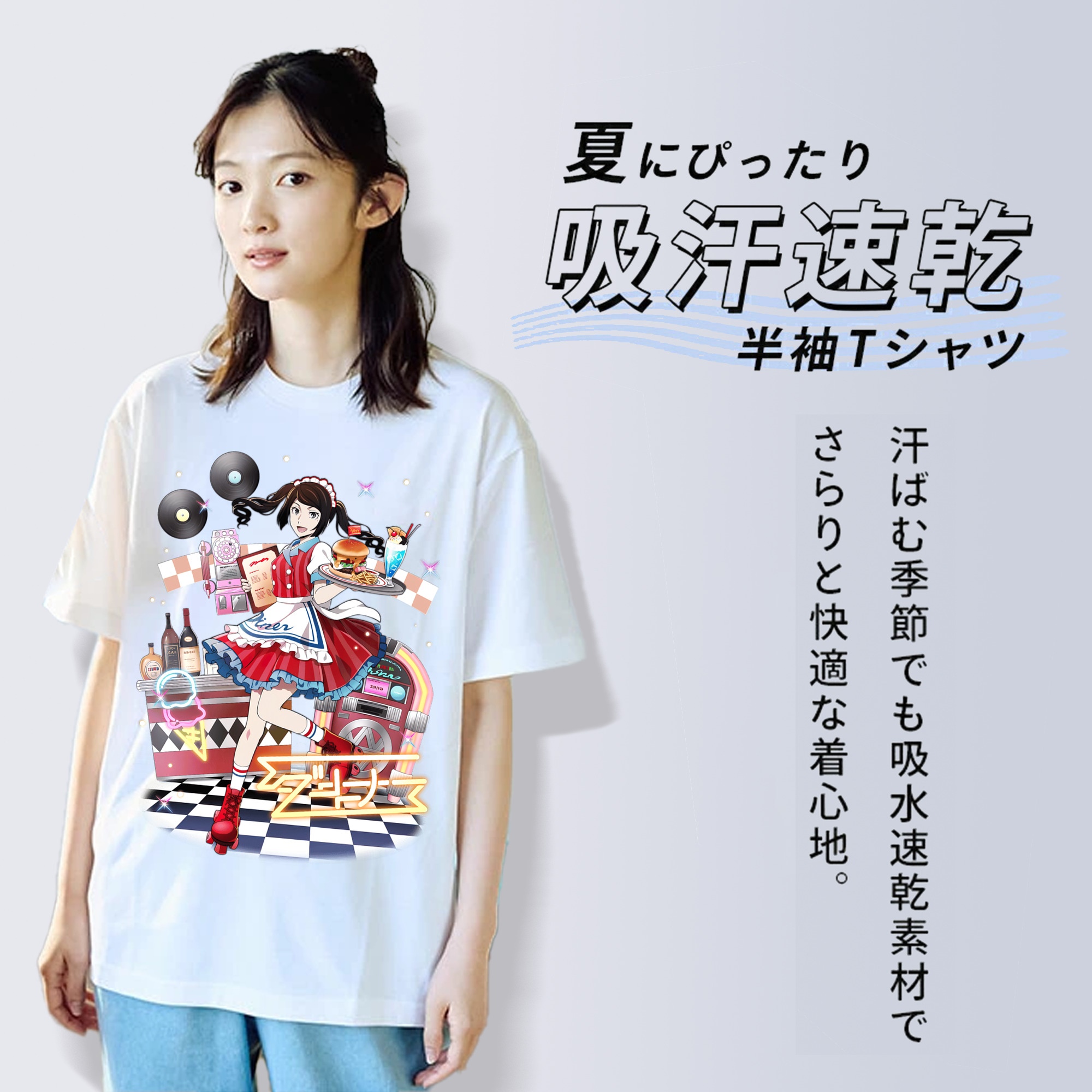 文豪ストレイドッグス Bungo Stray Dogs 綿100％半袖Tシャツ（フロントプリント）