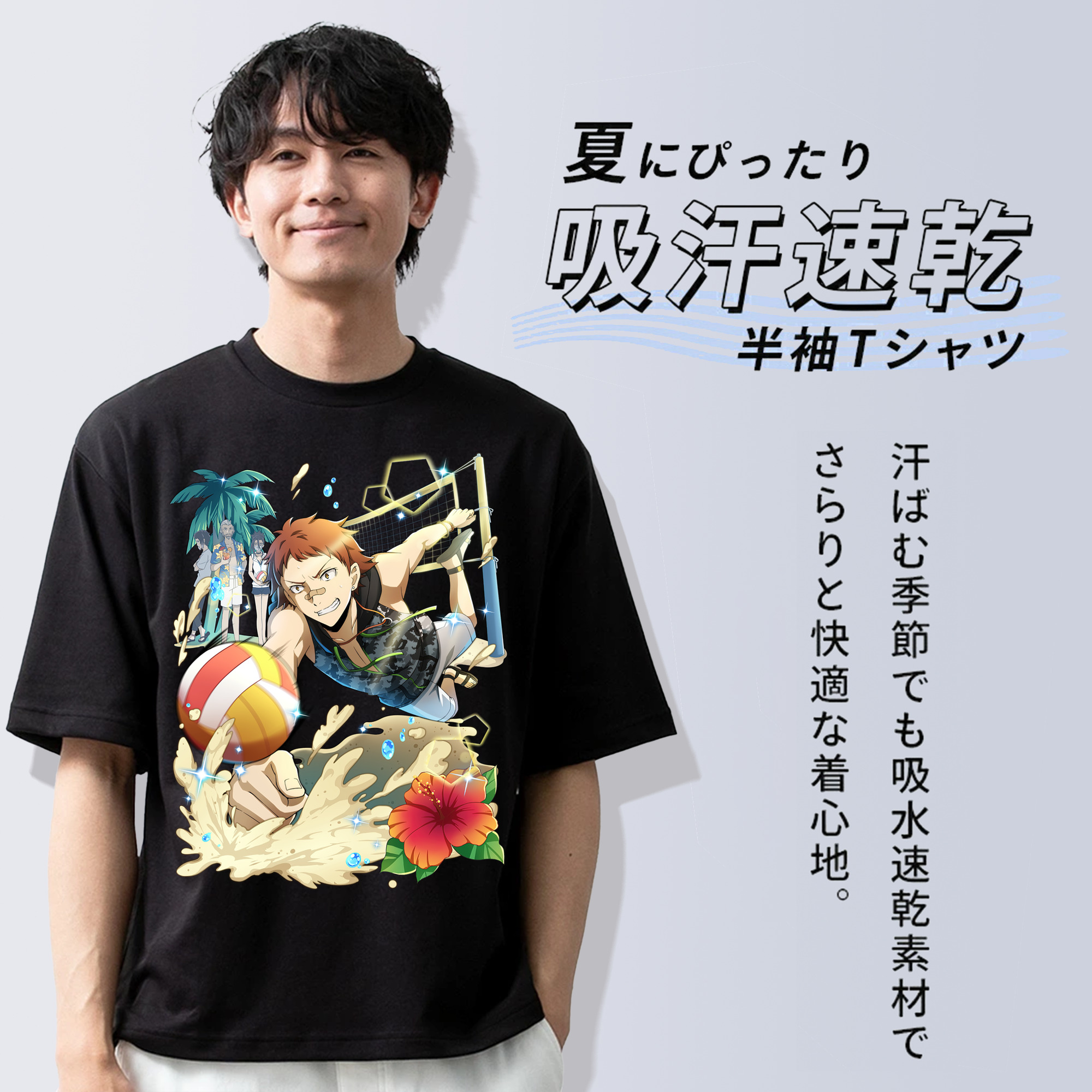 文豪ストレイドッグス Bungo Stray Dogs 綿100％半袖Tシャツ（フロントプリント）