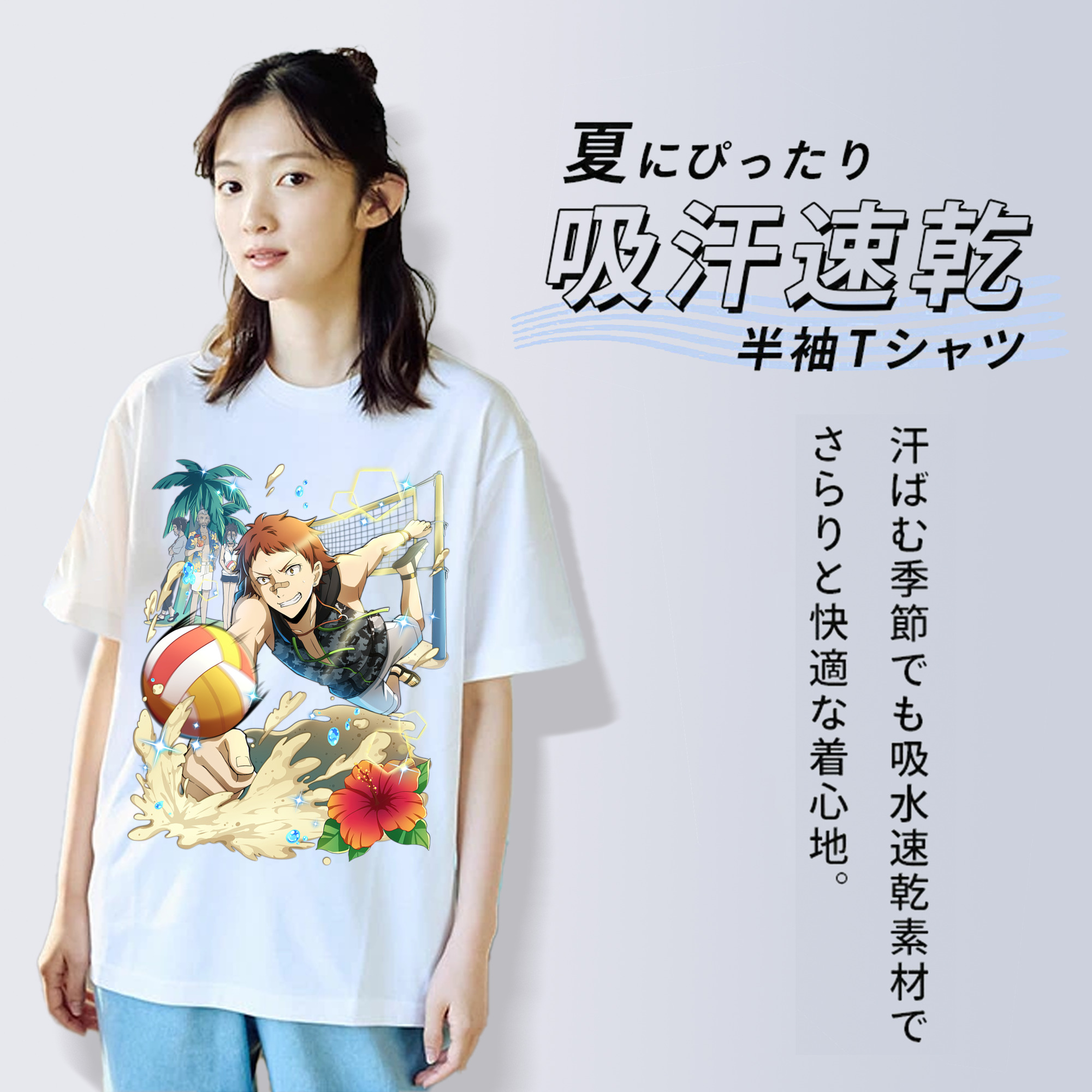 文豪ストレイドッグス Bungo Stray Dogs 綿100％半袖Tシャツ（フロントプリント）