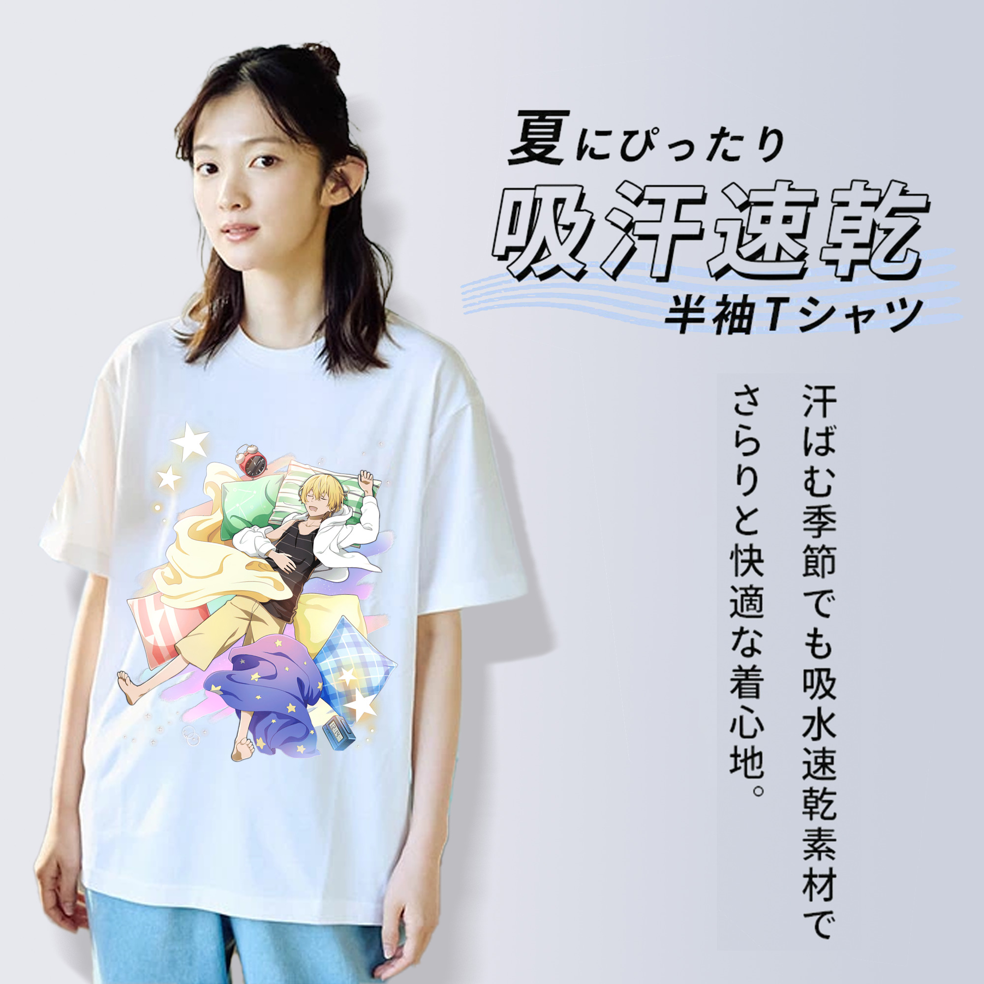 文豪ストレイドッグス Bungo Stray Dogs 綿100％半袖Tシャツ（フロントプリント）