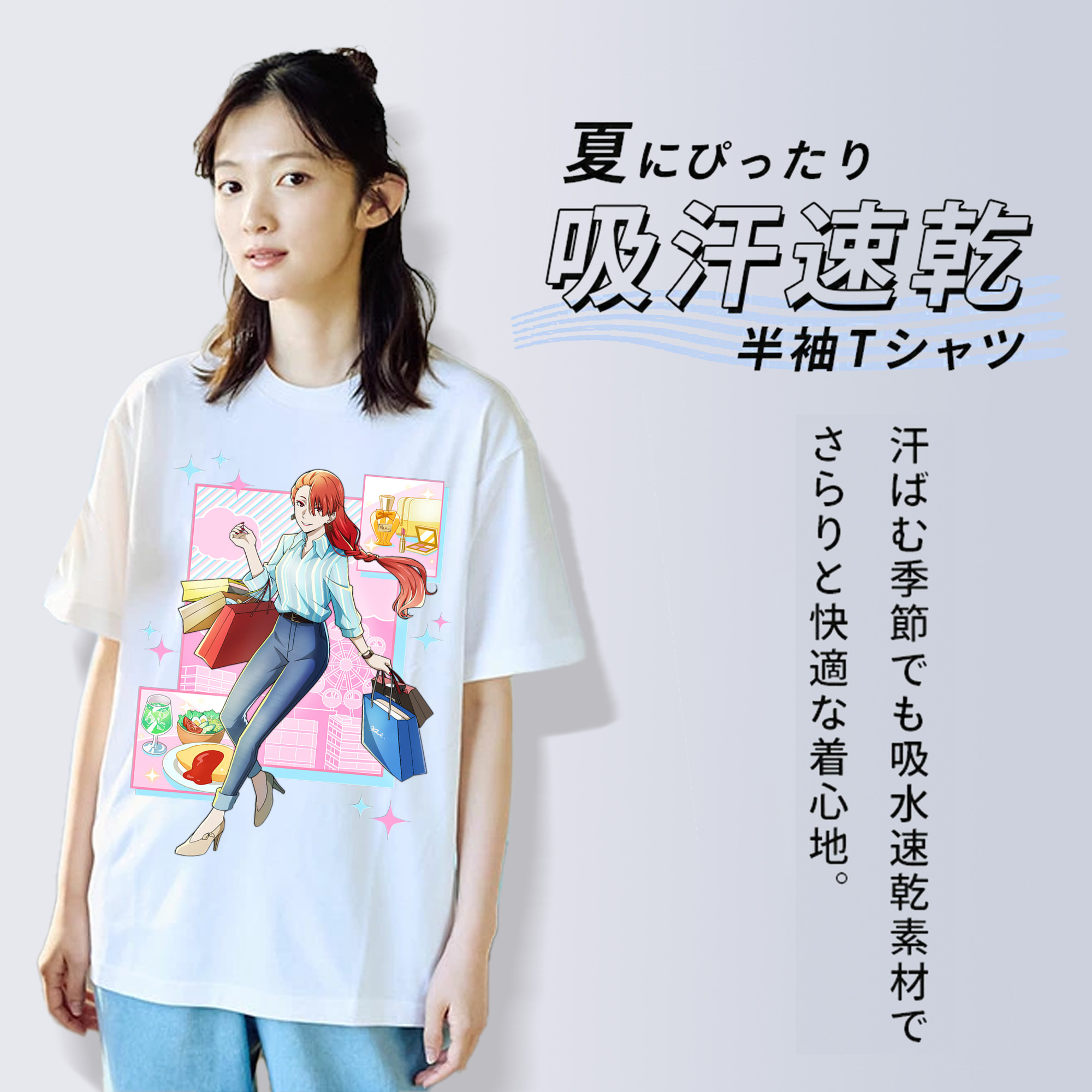 文豪ストレイドッグス Bungo Stray Dogs 綿100％半袖Tシャツ（フロントプリント）