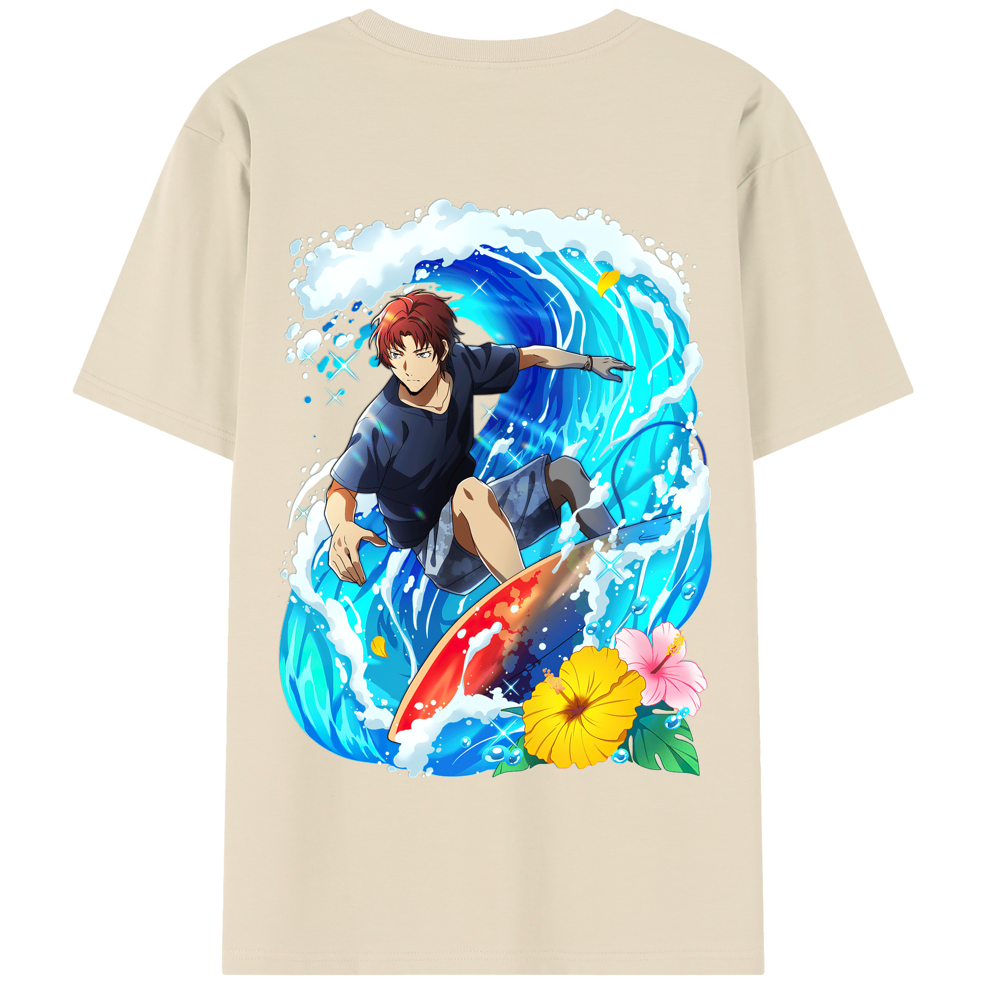 （画像用） 文豪ストレイドッグス Bungo Stray Dogs 綿100％半袖Tシャツ（背面プリント）