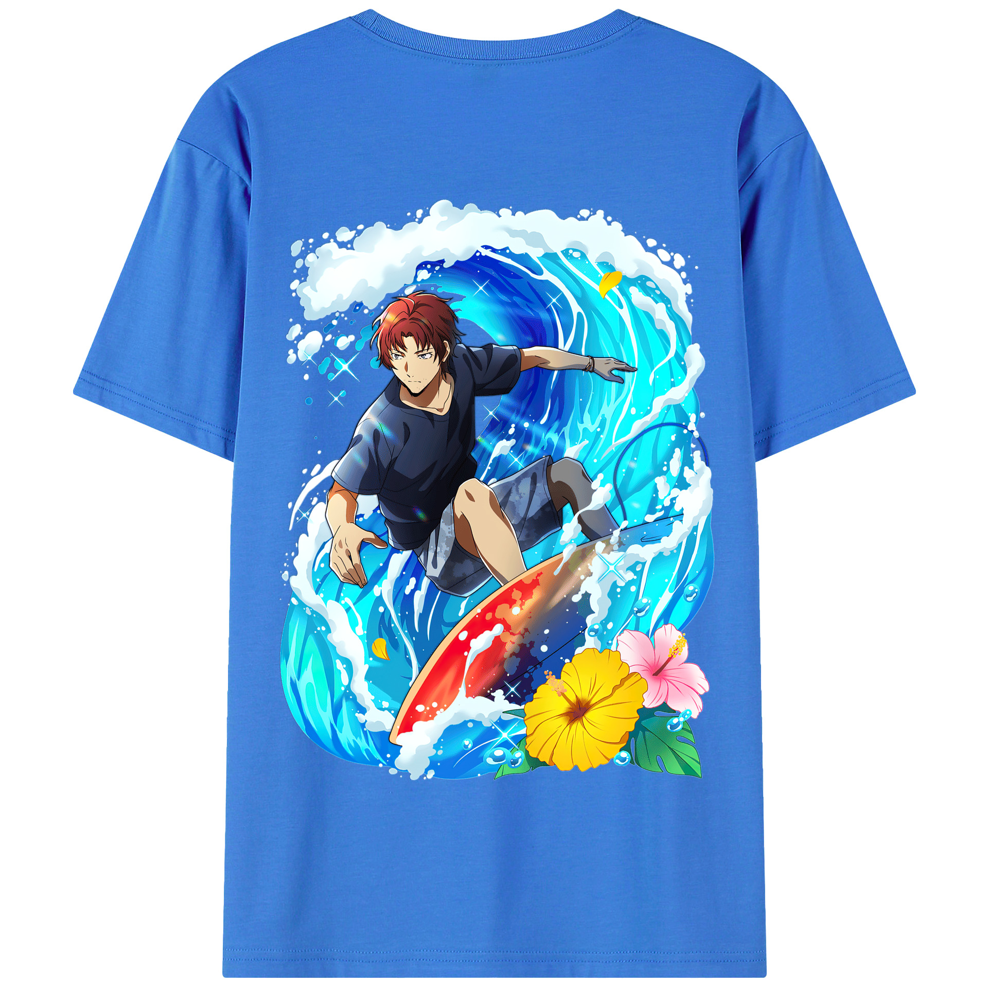 （画像用） 文豪ストレイドッグス Bungo Stray Dogs 綿100％半袖Tシャツ（背面プリント）