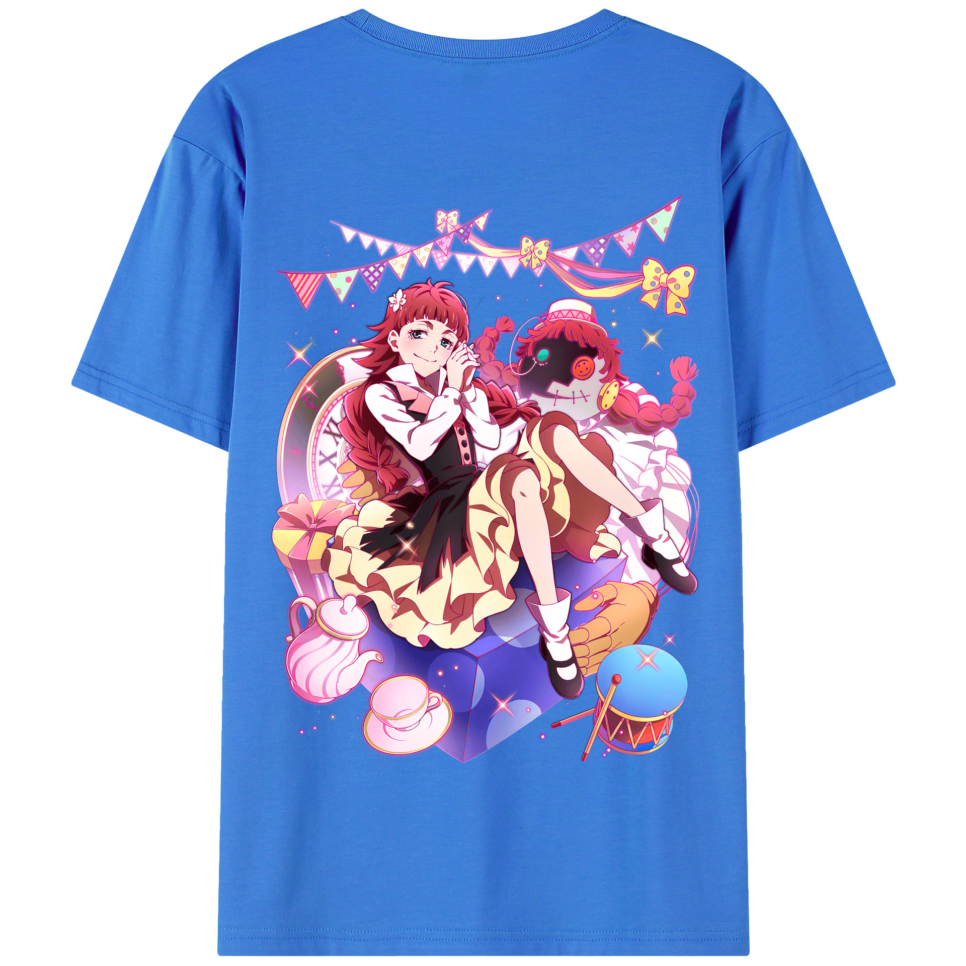 （画像用） 文豪ストレイドッグス Bungo Stray Dogs 綿100％半袖Tシャツ（背面プリント）