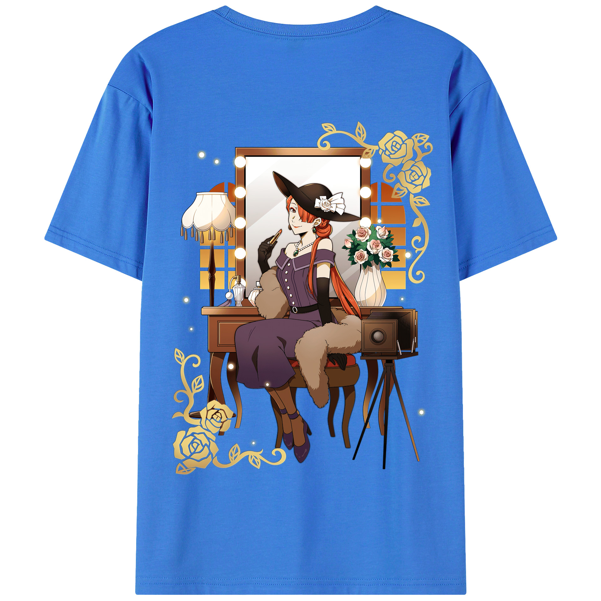 （画像用） 文豪ストレイドッグス Bungo Stray Dogs 綿100％半袖Tシャツ（背面プリント）
