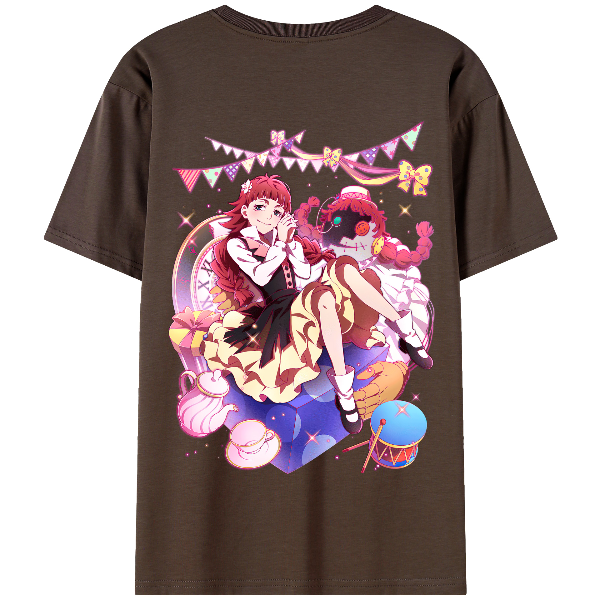 （画像用） 文豪ストレイドッグス Bungo Stray Dogs 綿100％半袖Tシャツ（背面プリント）