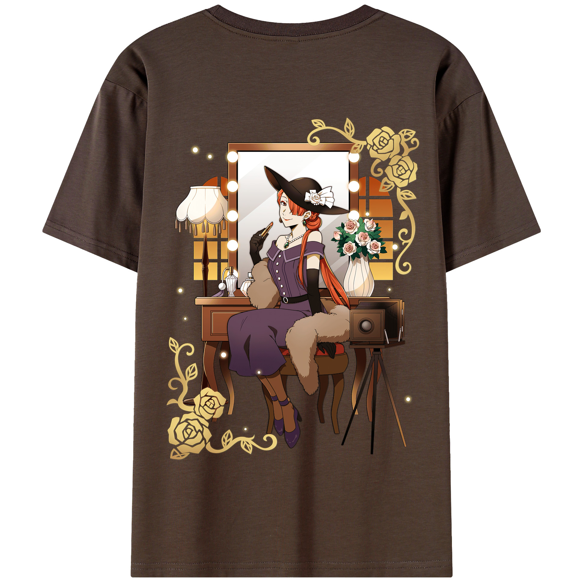 （画像用） 文豪ストレイドッグス Bungo Stray Dogs 綿100％半袖Tシャツ（背面プリント）