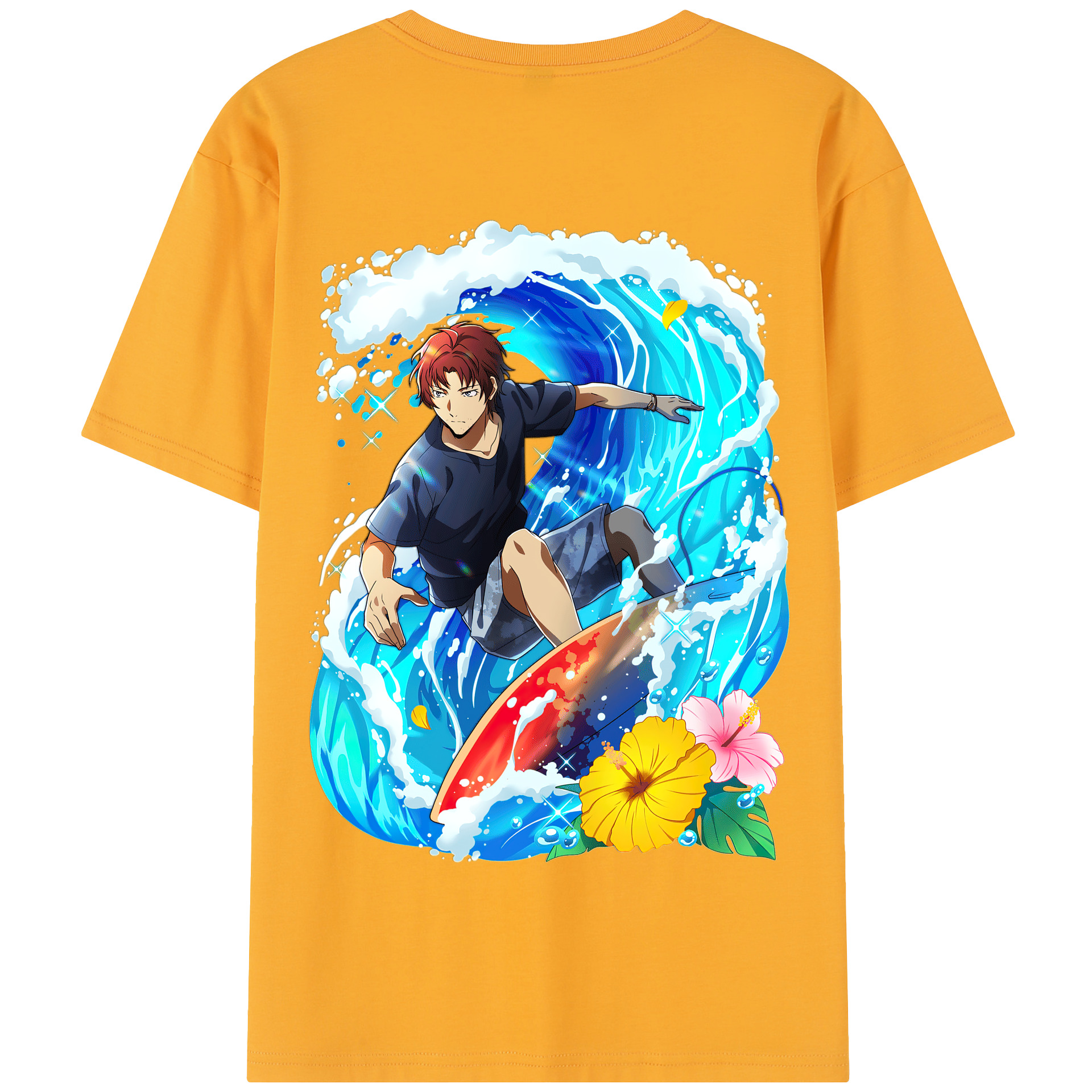 （画像用） 文豪ストレイドッグス Bungo Stray Dogs 綿100％半袖Tシャツ（背面プリント）