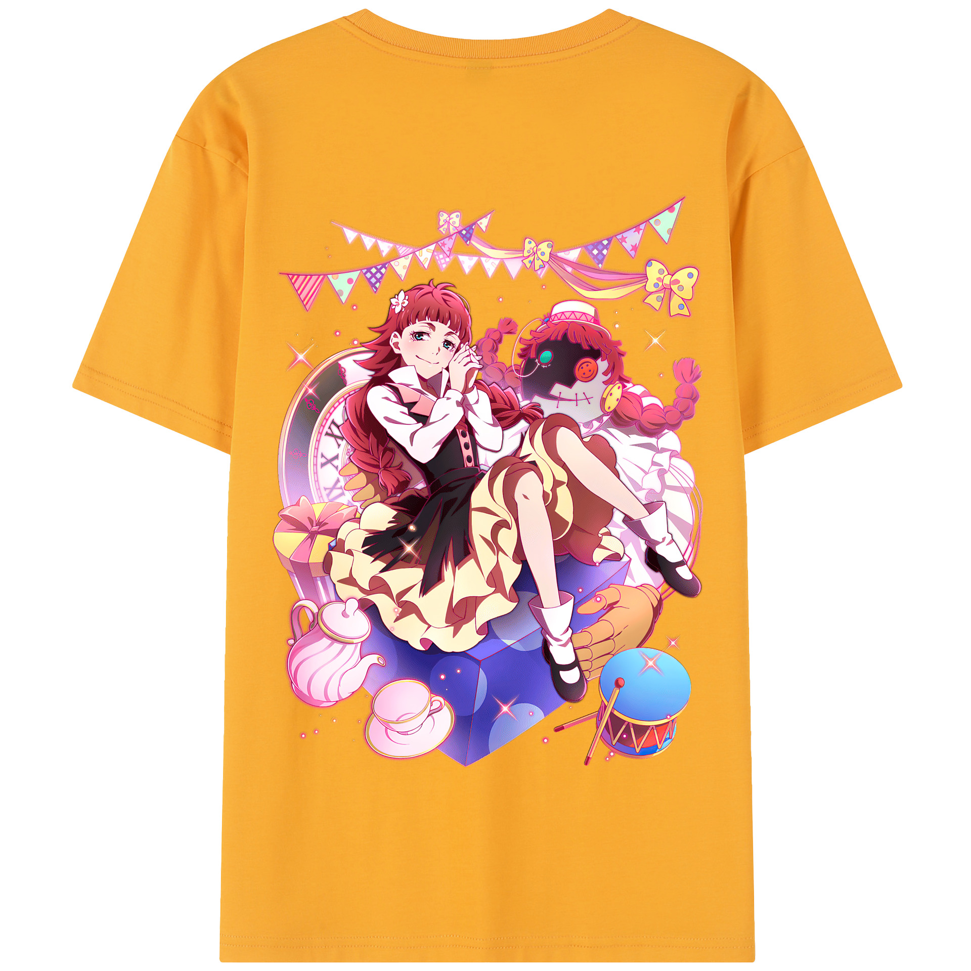 （画像用） 文豪ストレイドッグス Bungo Stray Dogs 綿100％半袖Tシャツ（背面プリント）