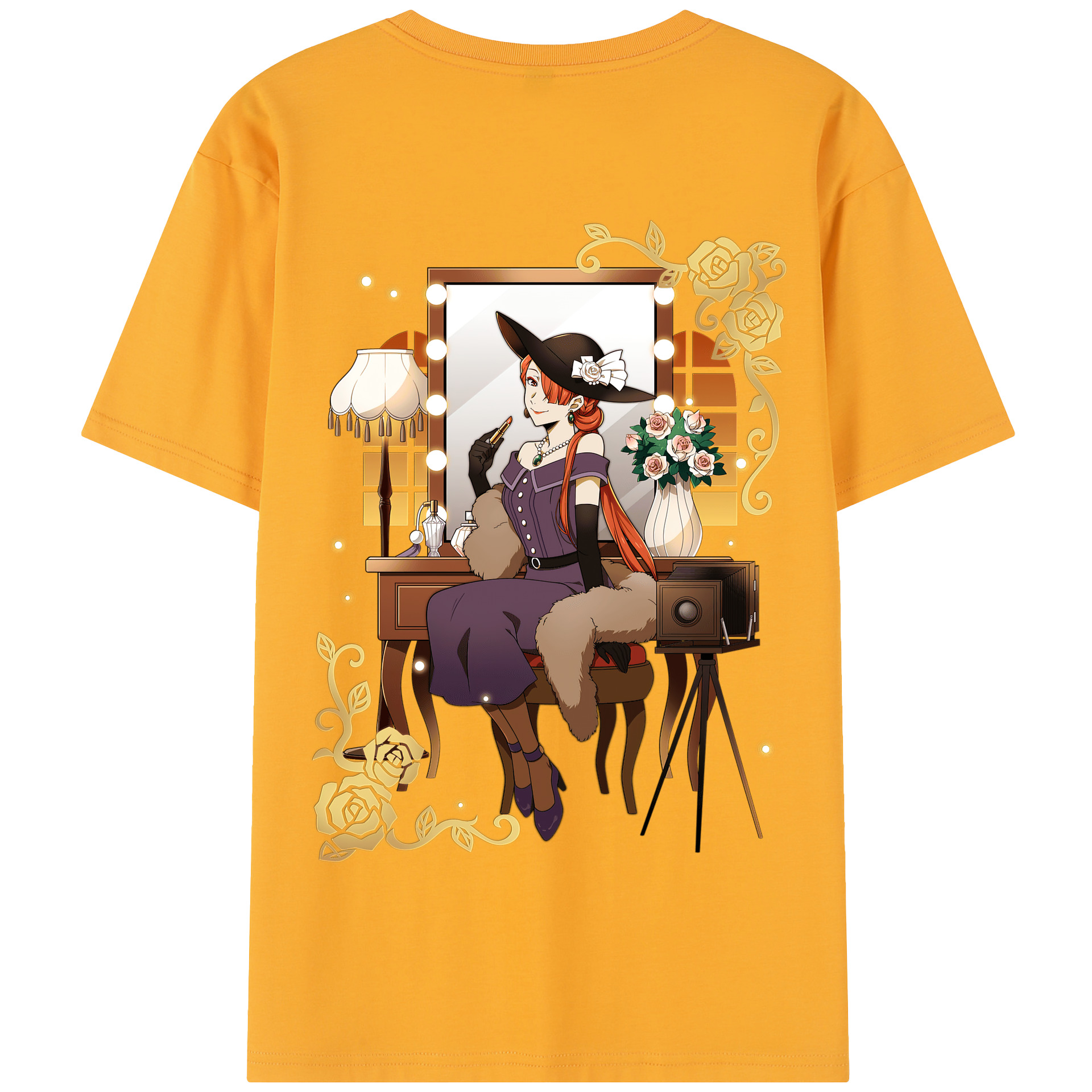 （画像用） 文豪ストレイドッグス Bungo Stray Dogs 綿100％半袖Tシャツ（背面プリント）